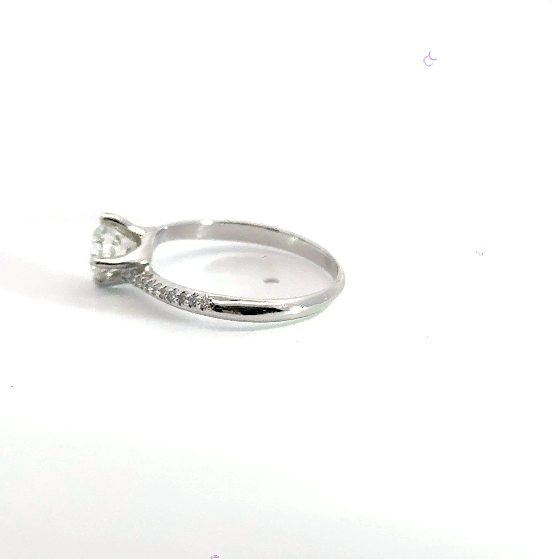 Platinum Solitaire Diamond Ring Aces Jewellers