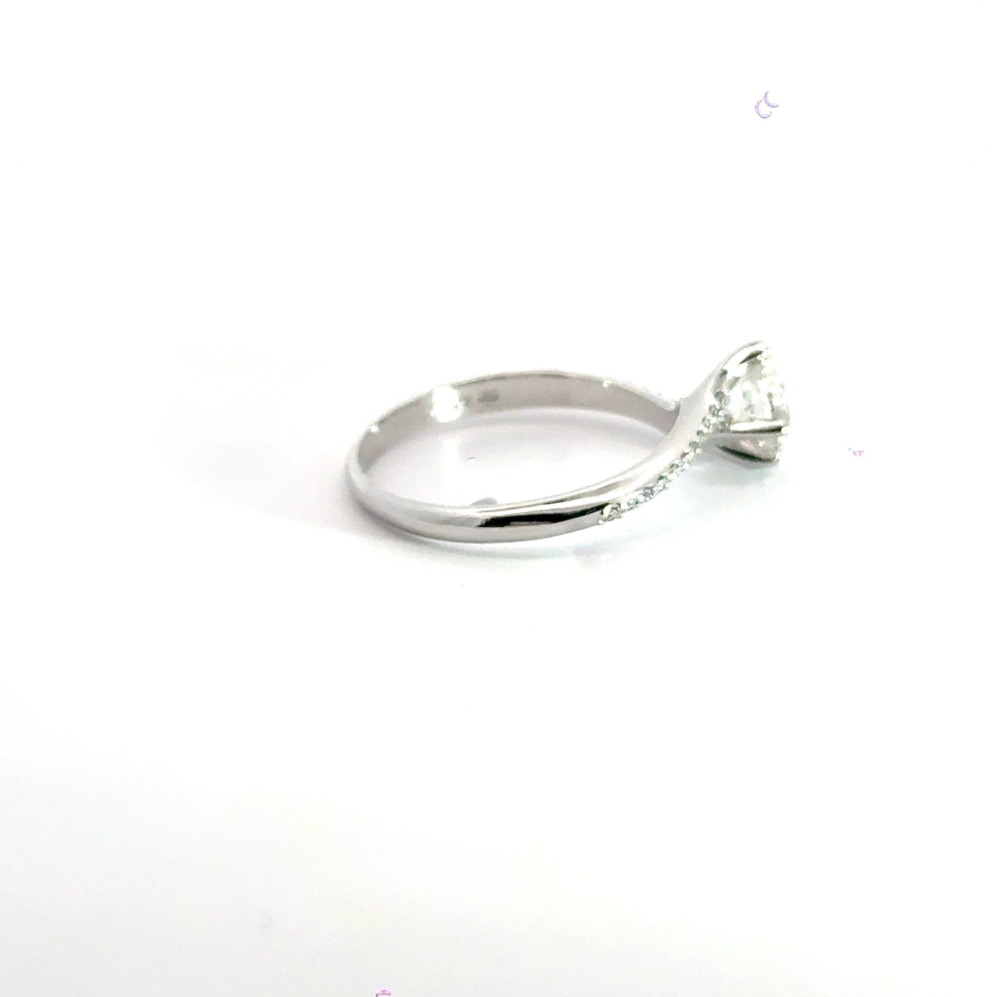 Platinum Solitaire Diamond Ring Aces Jewellers