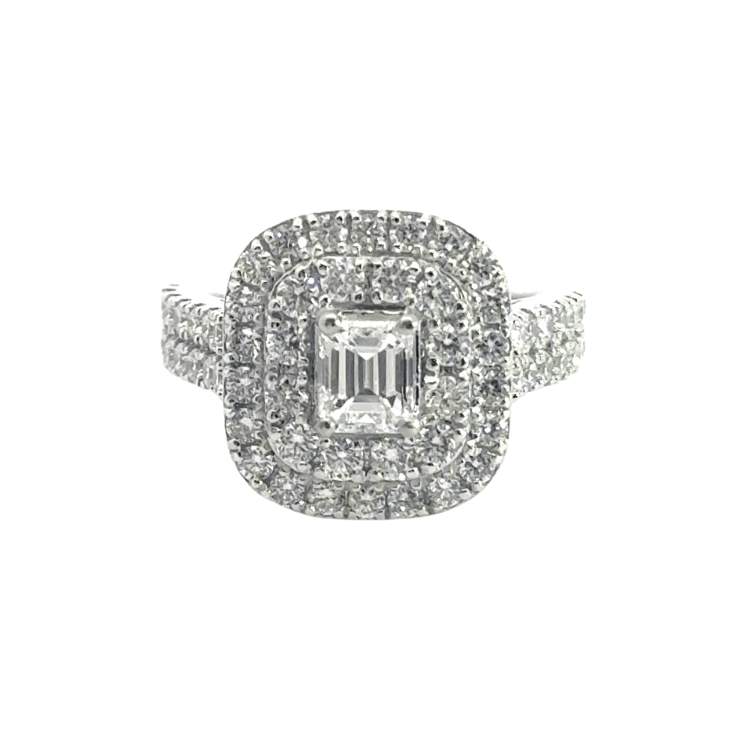 Platinum Halo Diamond Ring Aces Jewellers