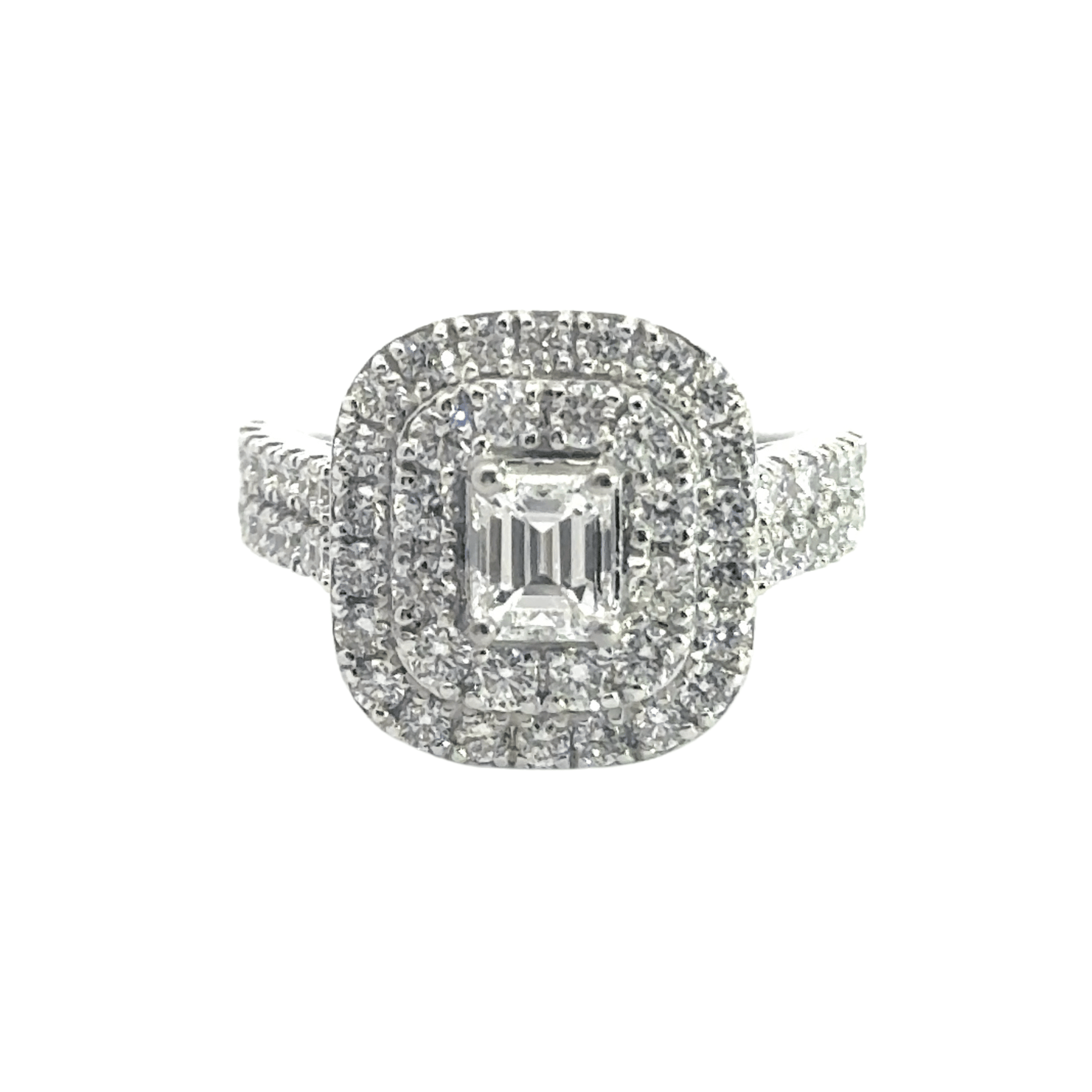 Platinum Halo Diamond Ring Aces Jewellers