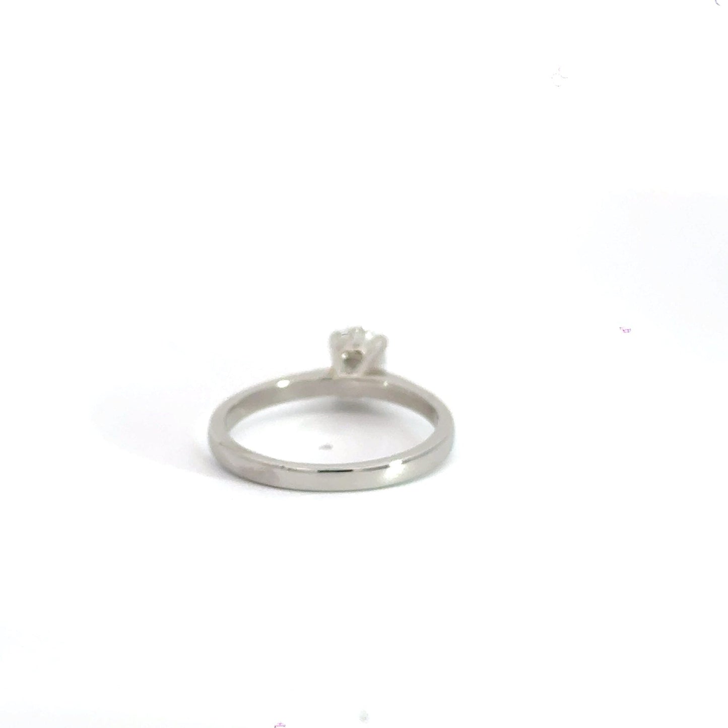 Platinum Oval Solitaire Diamond Ring Aces Jewellers