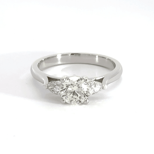 Platinum Trilogy Diamond Ring Aces Jewellers
