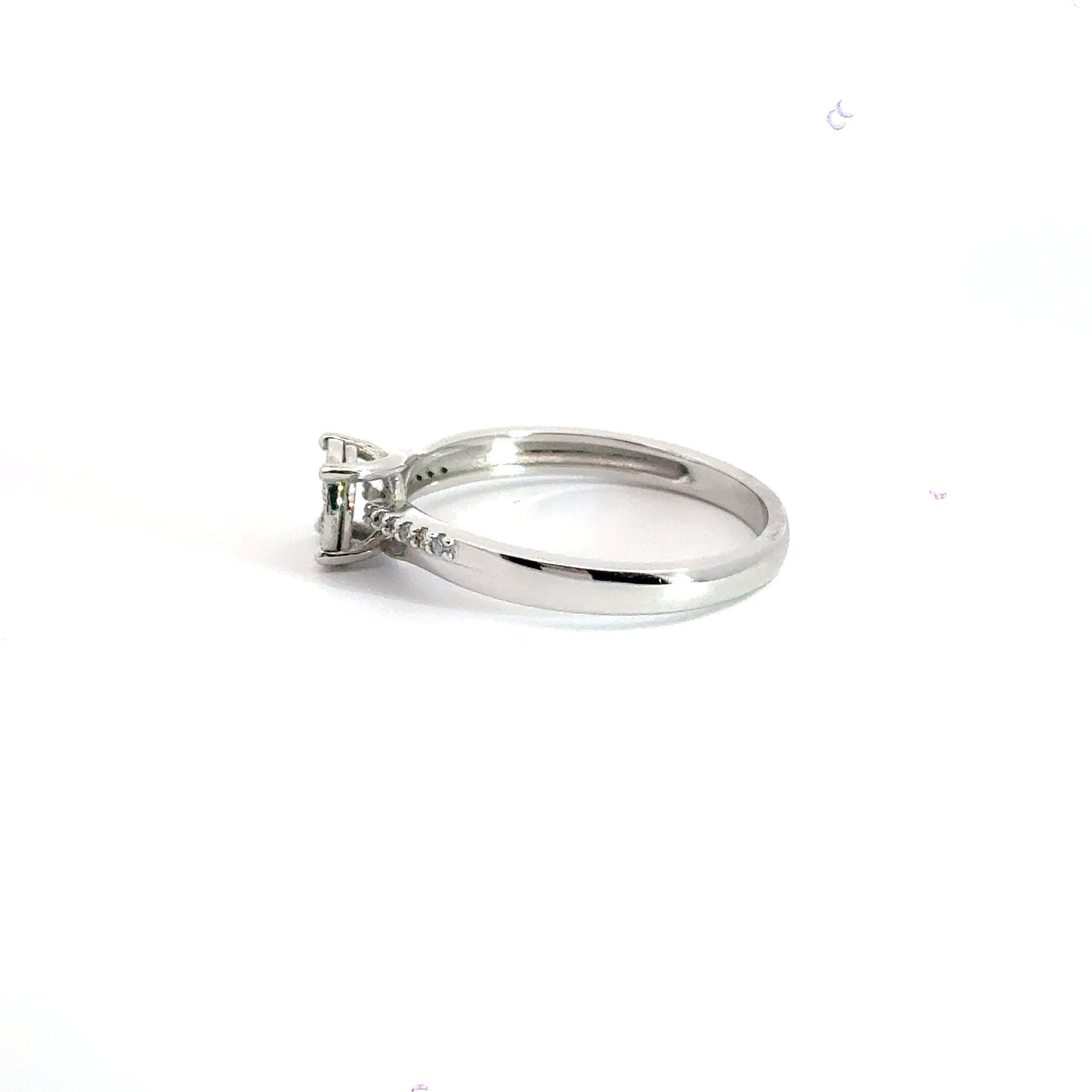 9CT White Gold Diamond Solitaire Ring Aces Jewellers