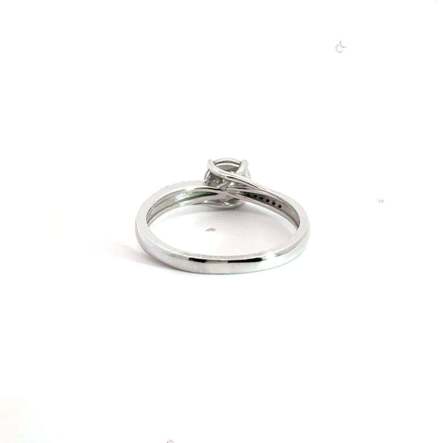 9CT White Gold Diamond Solitaire Ring Aces Jewellers