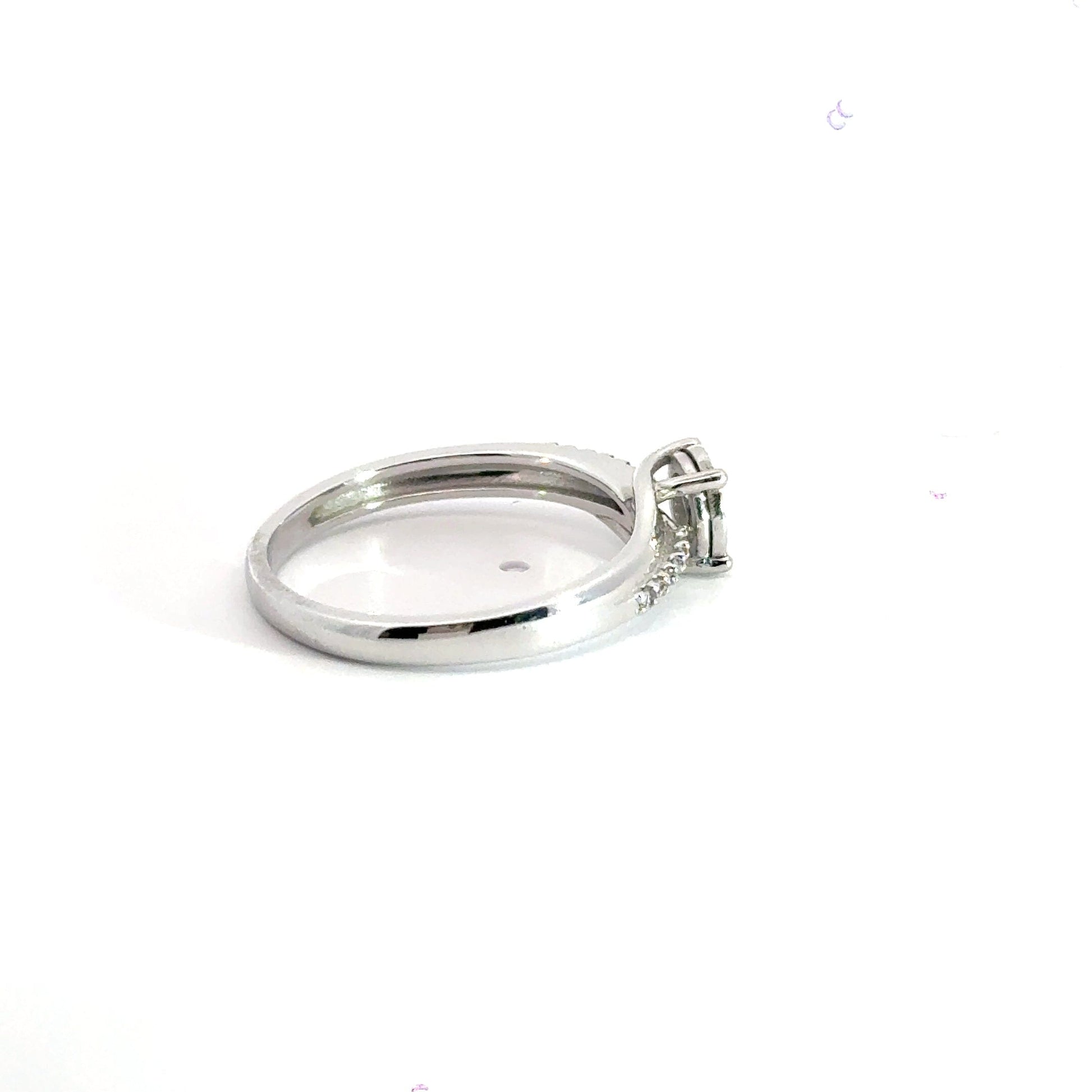 9CT White Gold Diamond Solitaire Ring Aces Jewellers