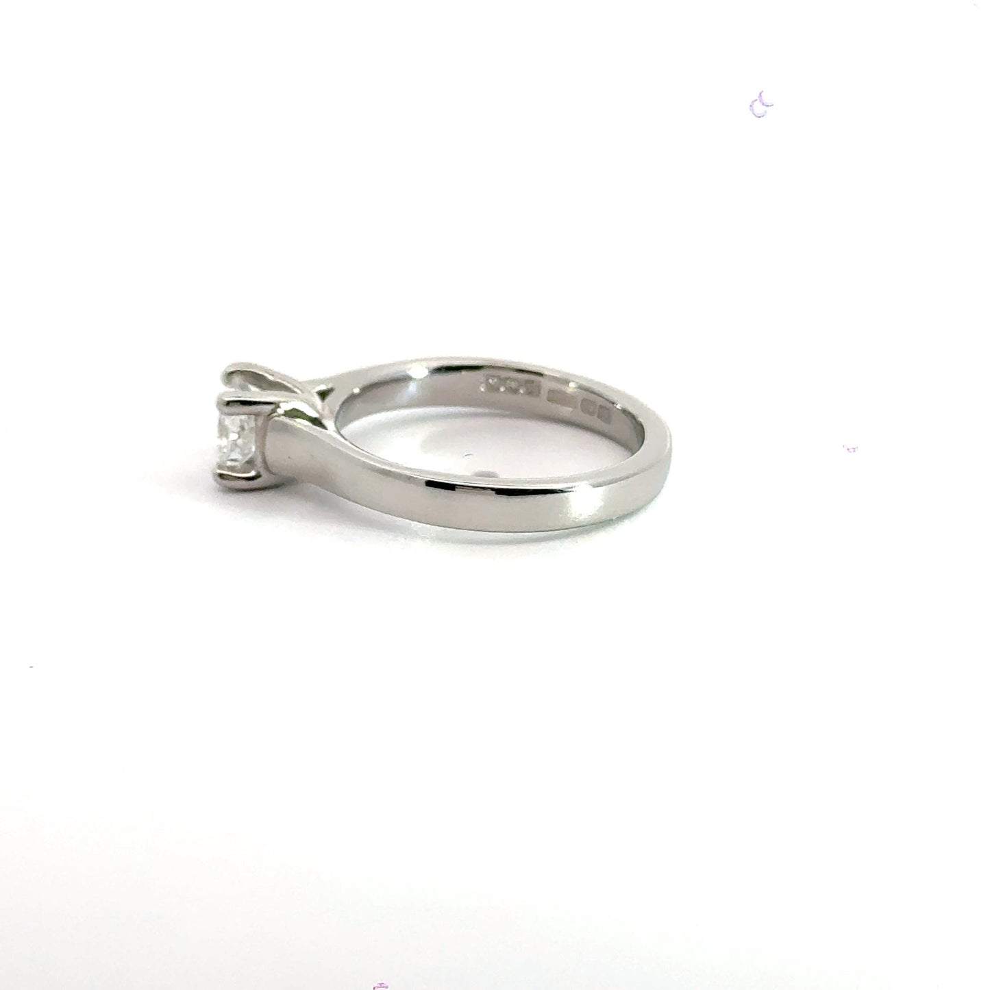 Platinum Diamond Solitaire Diamond Ring 0.50CT Aces Jewellers