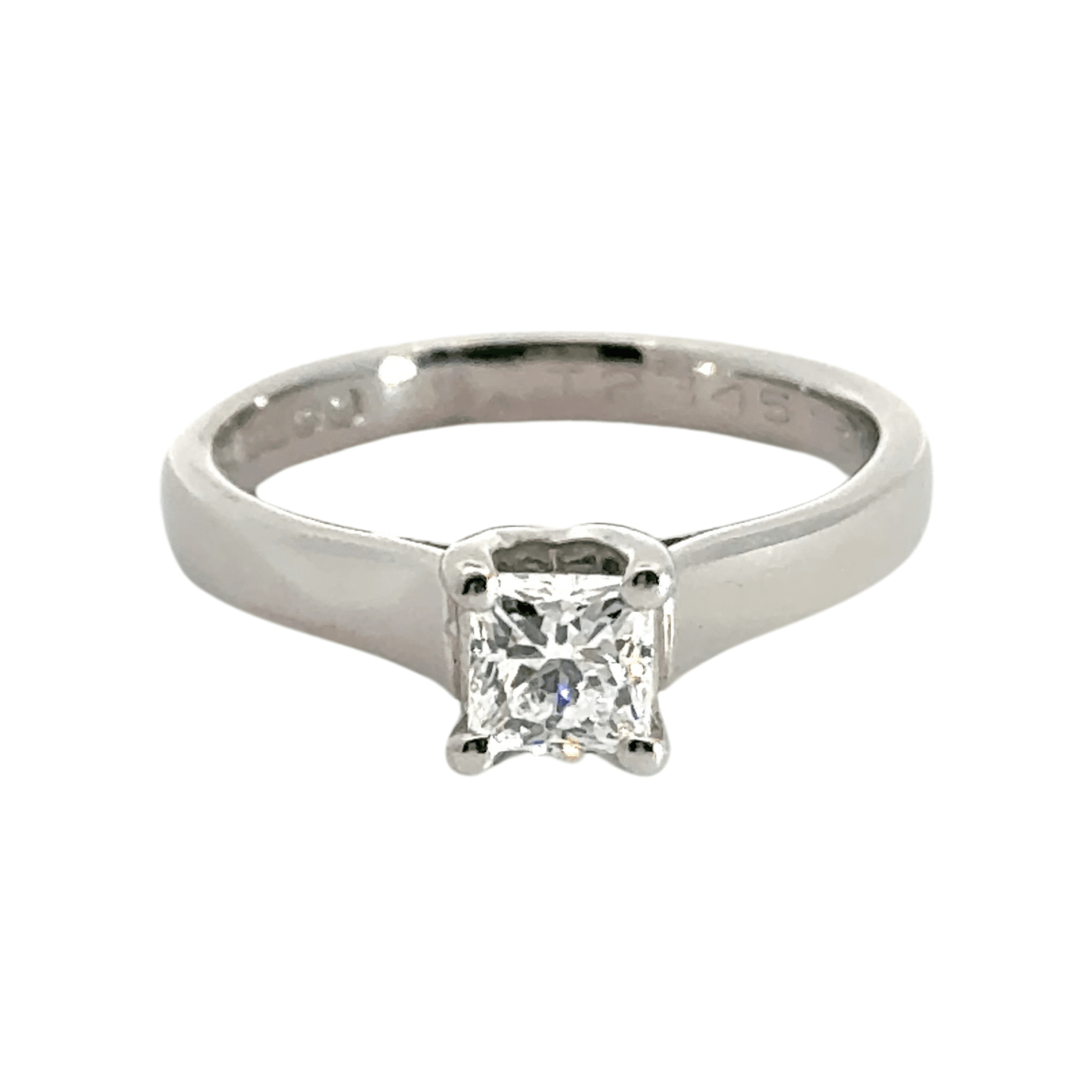 Platinum Diamond Solitaire Diamond Ring 0.50CT Aces Jewellers
