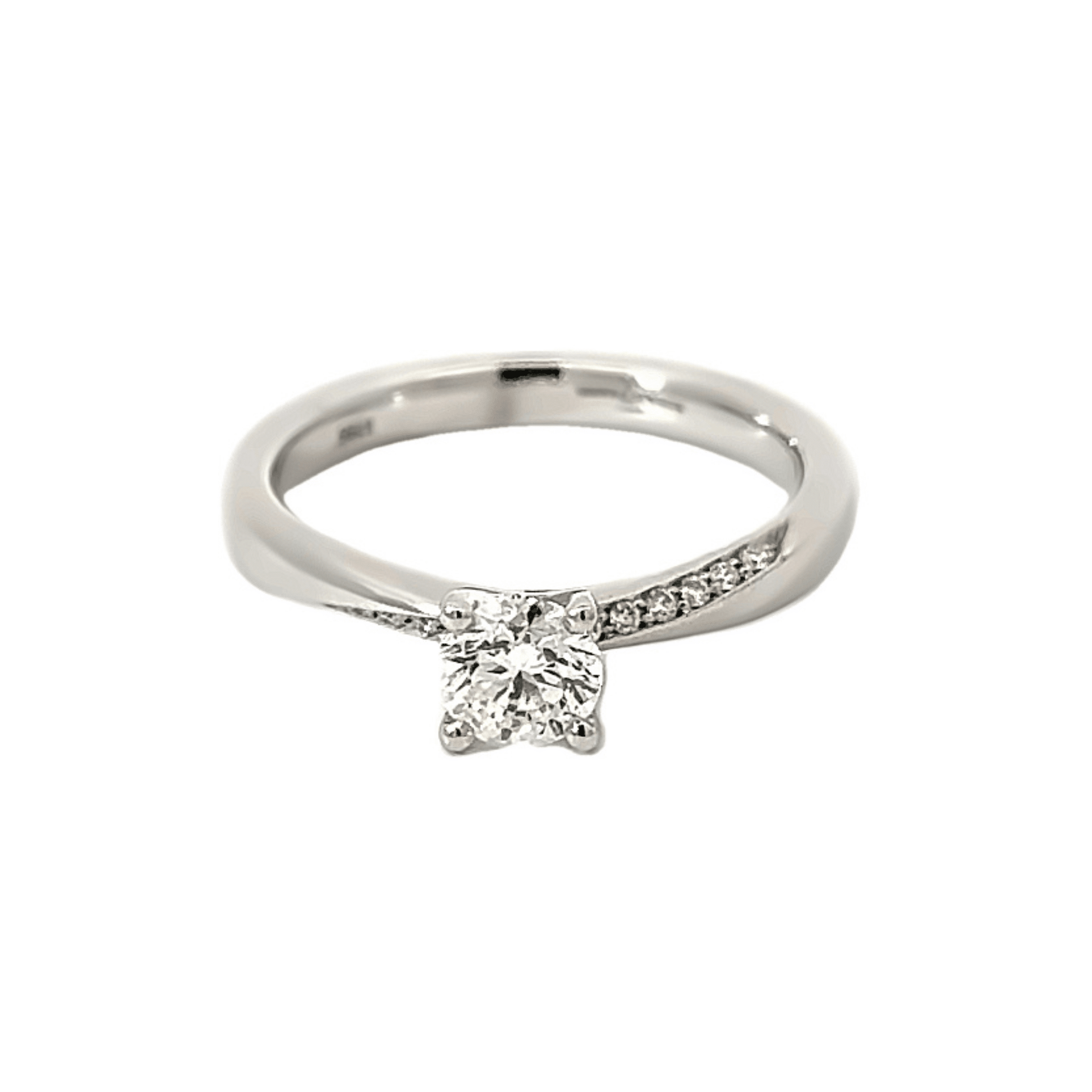 18CT White Gold Diamond Ring Aces Jewellers