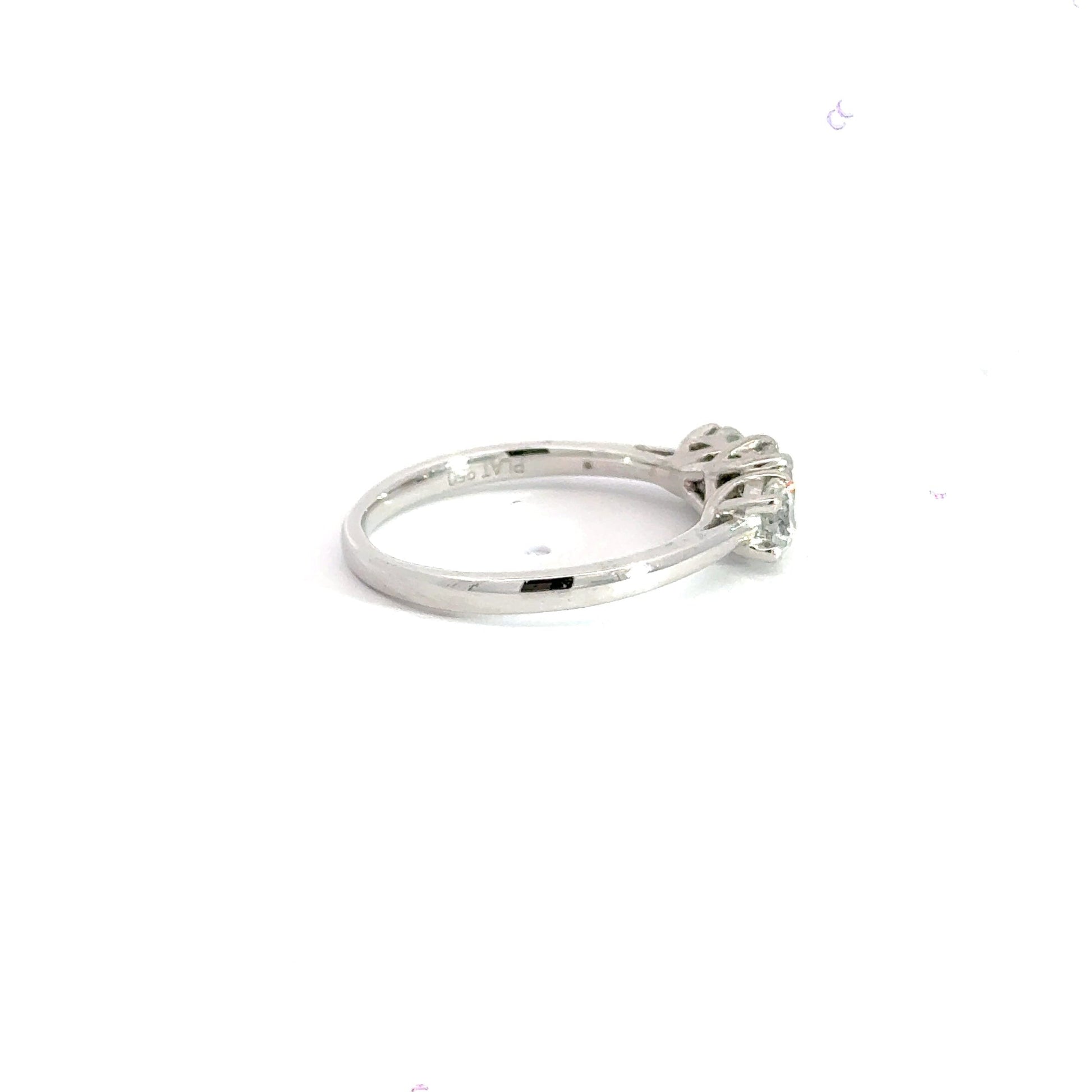 Platinum 3 Stone Trilogy Diamond Ring Aces Jewellers