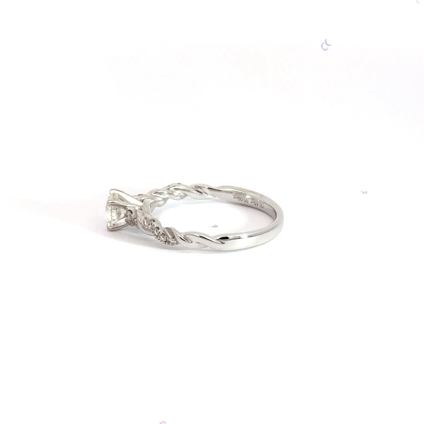 18CTW/G SOL 0.40CT CENTRE DIA 0.50CT TOTAL G/SI2 Aces Jewellers