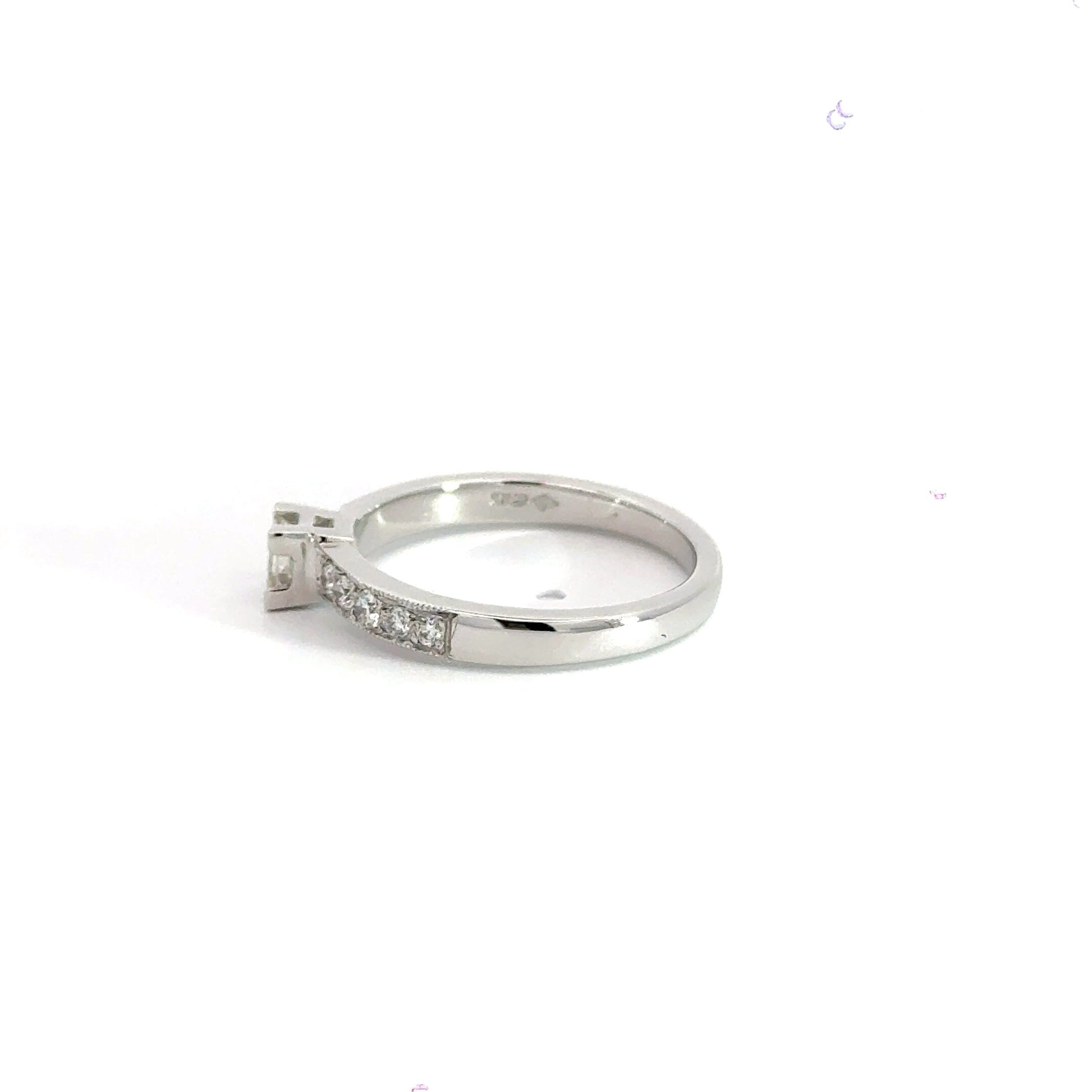 Platinum Solitaire Diamond Ring Aces Jewellers