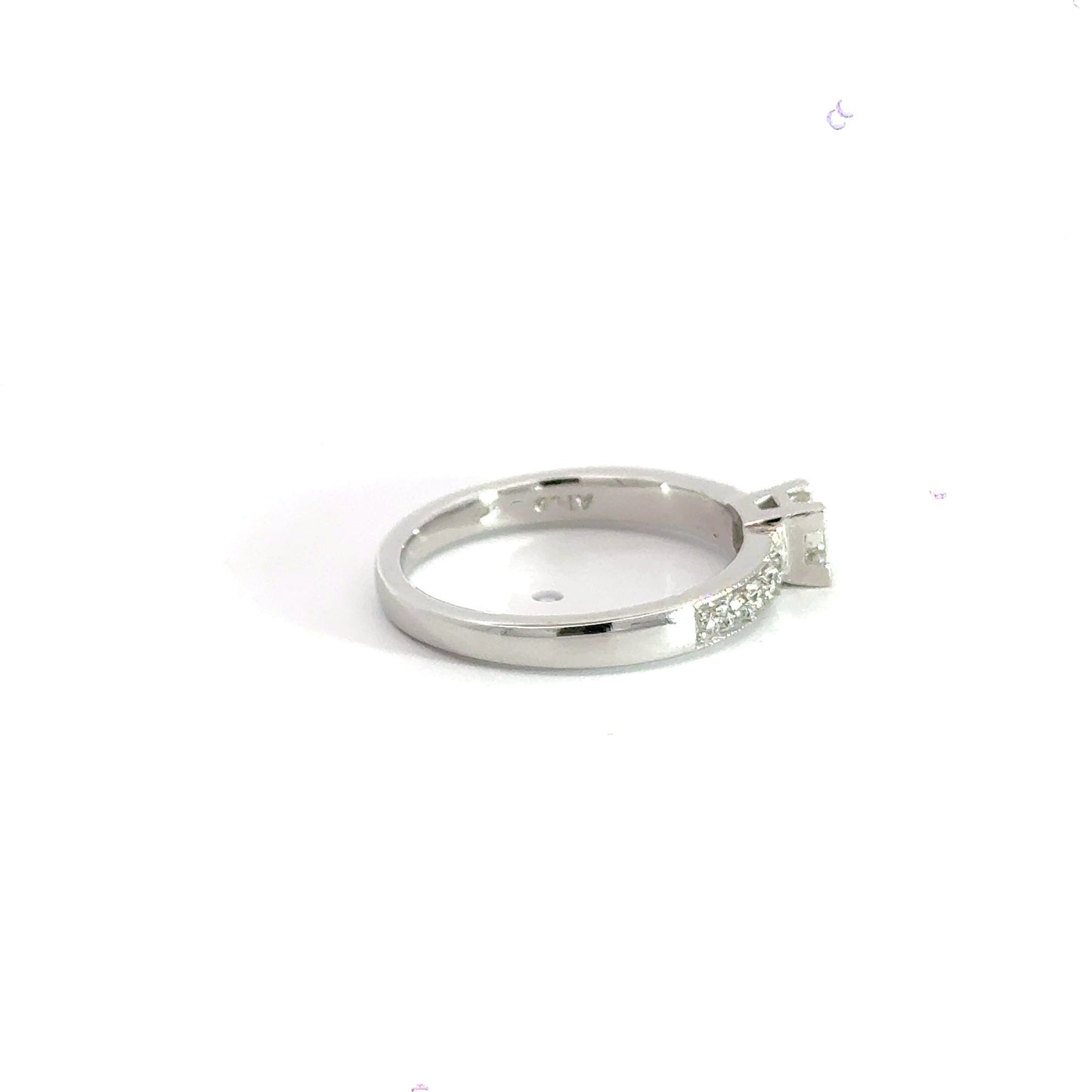 Platinum Solitaire Diamond Ring Aces Jewellers