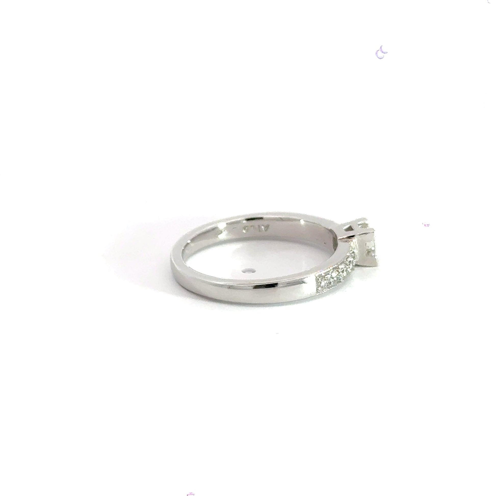 Platinum Solitaire Diamond Ring Aces Jewellers