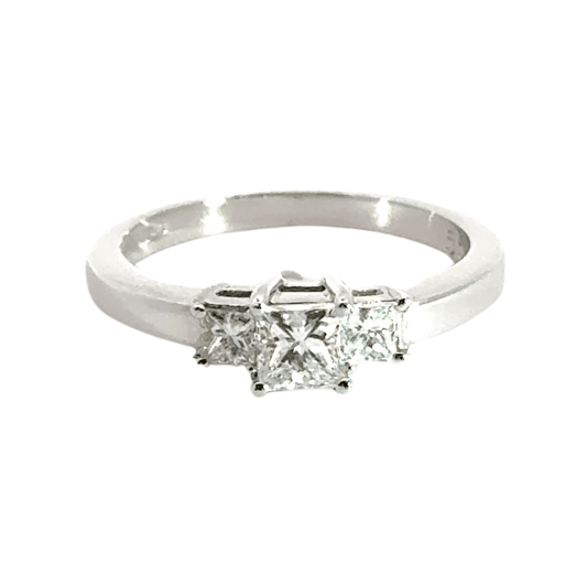 Platinum Trilogy Diamond Ring Aces Jewellers