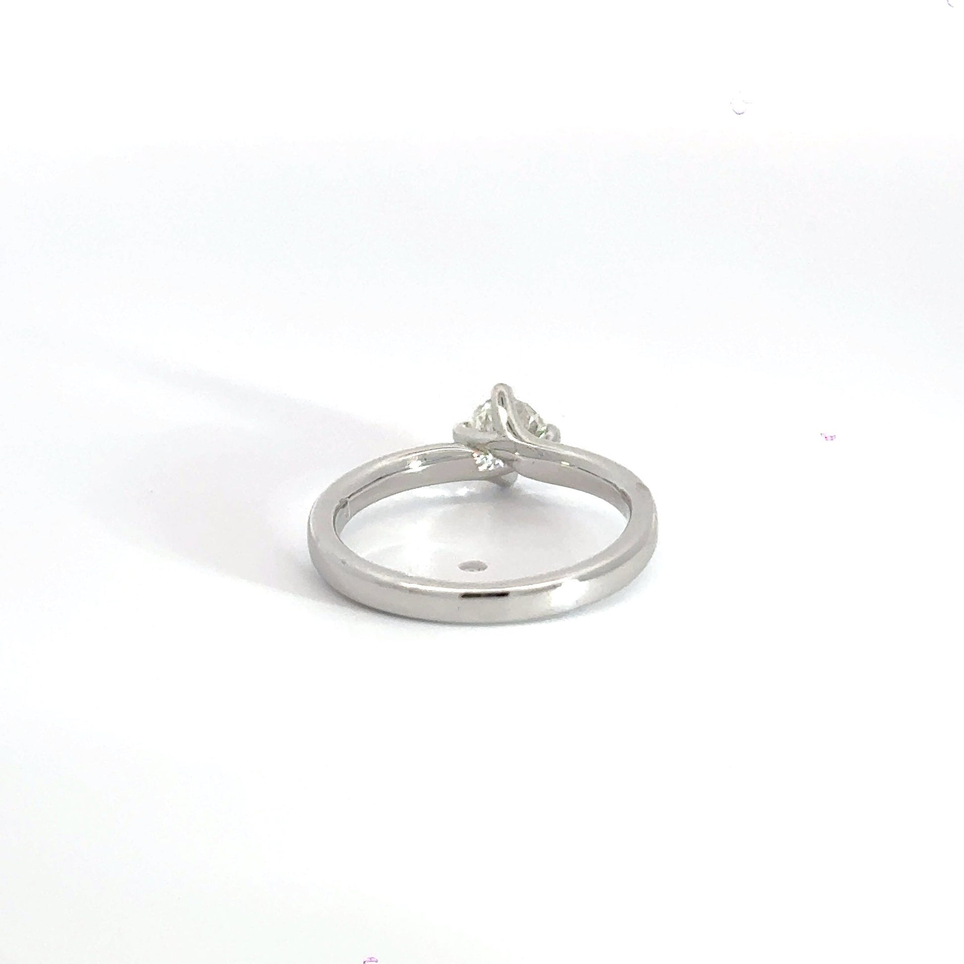 18CT White Gold Diamond Solitaire Ring Aces Jewellers