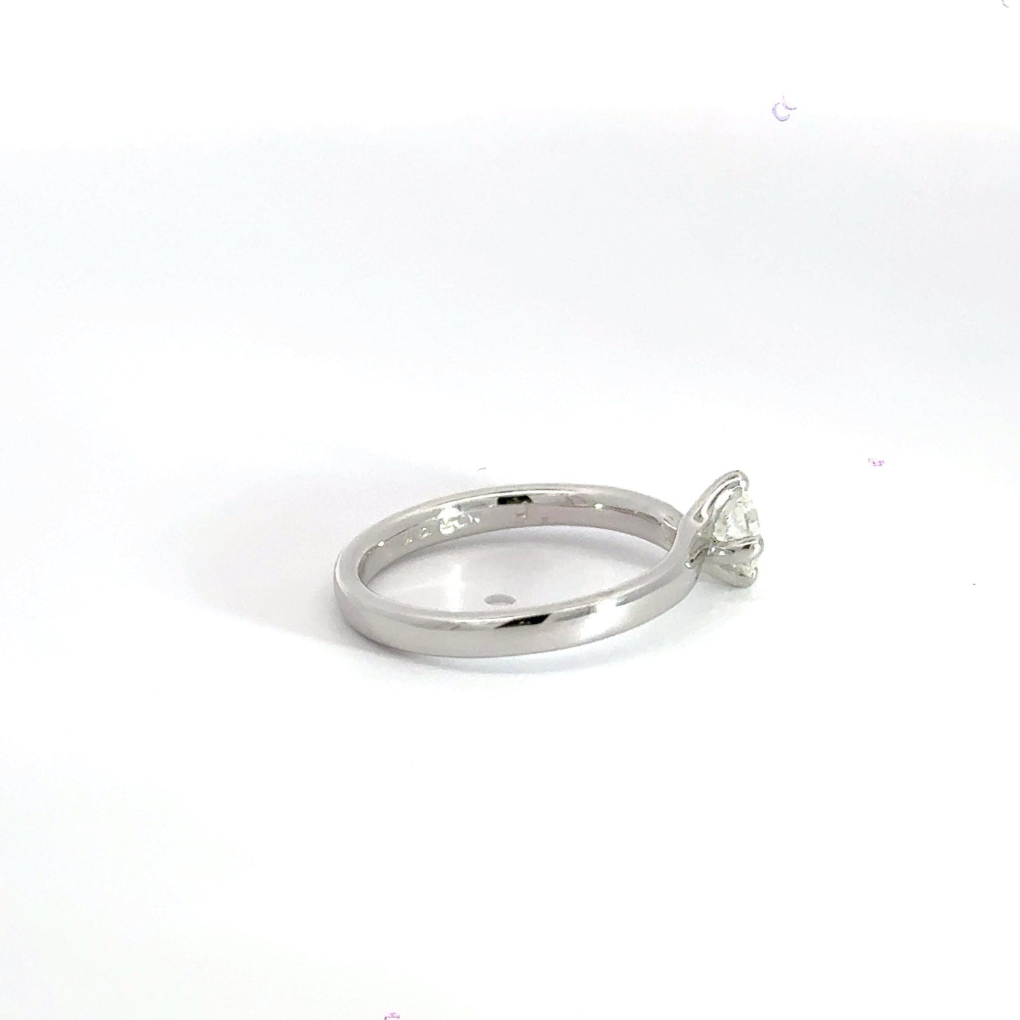18CT White Gold Diamond Solitaire Ring Aces Jewellers