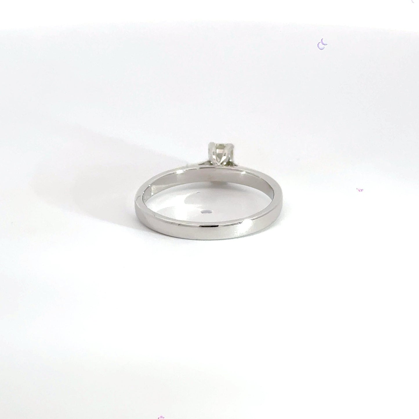 Platinum Emerald Cut Diamond Ring Solitaire Aces Jewellers