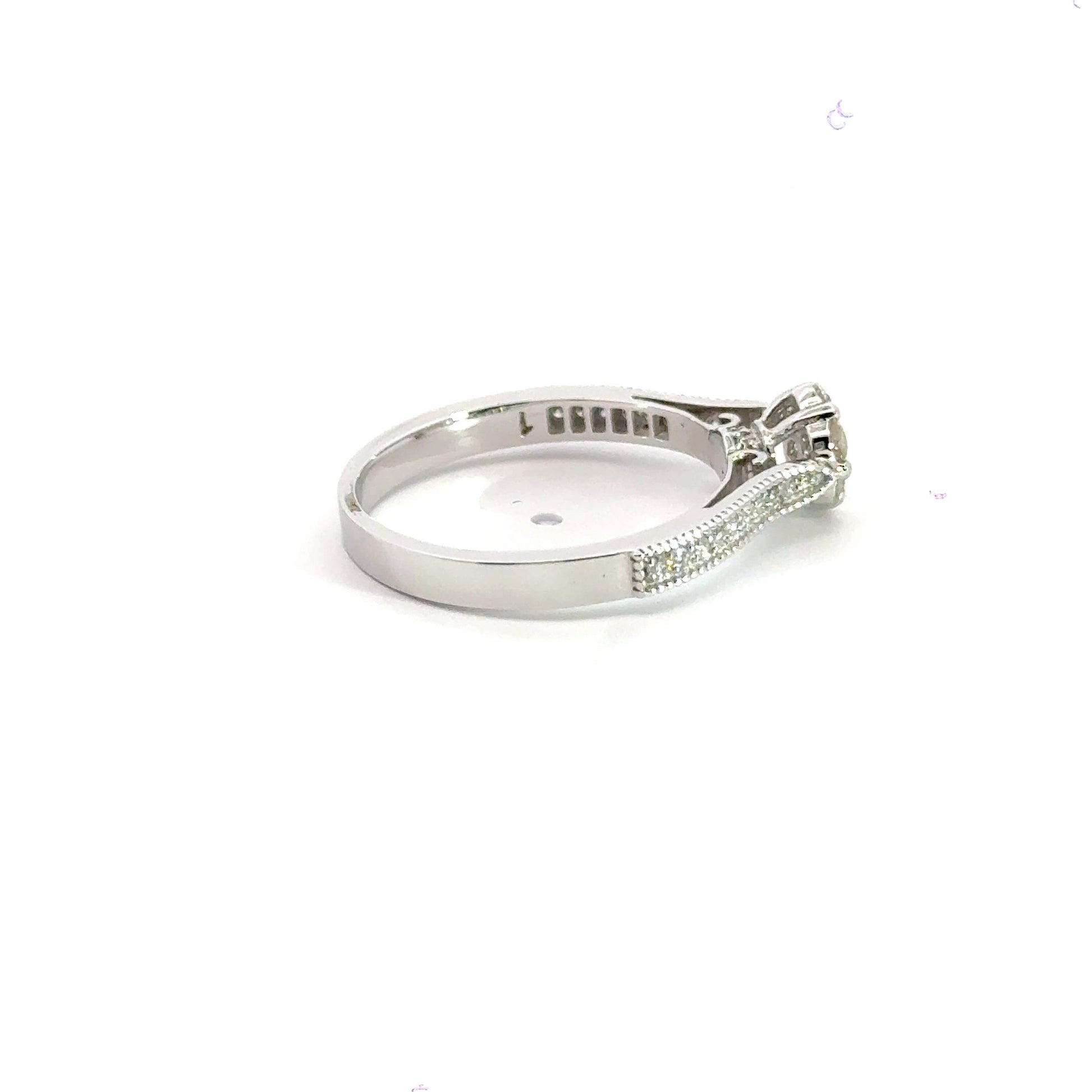 18CT White Gold Diamond Ring Aces Jewellers