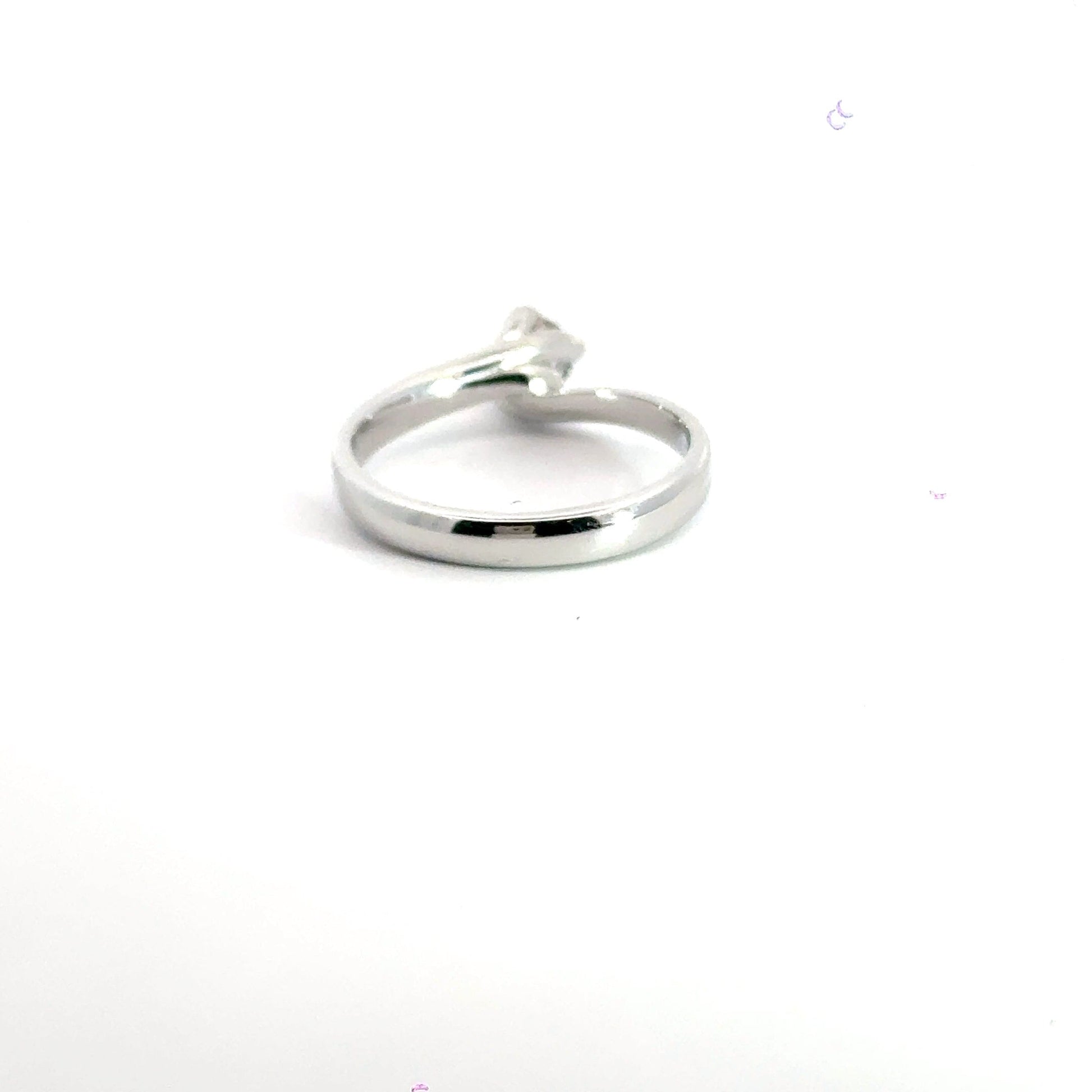 Platinum Solitaire Diamond Ring Twist Aces Jewellers