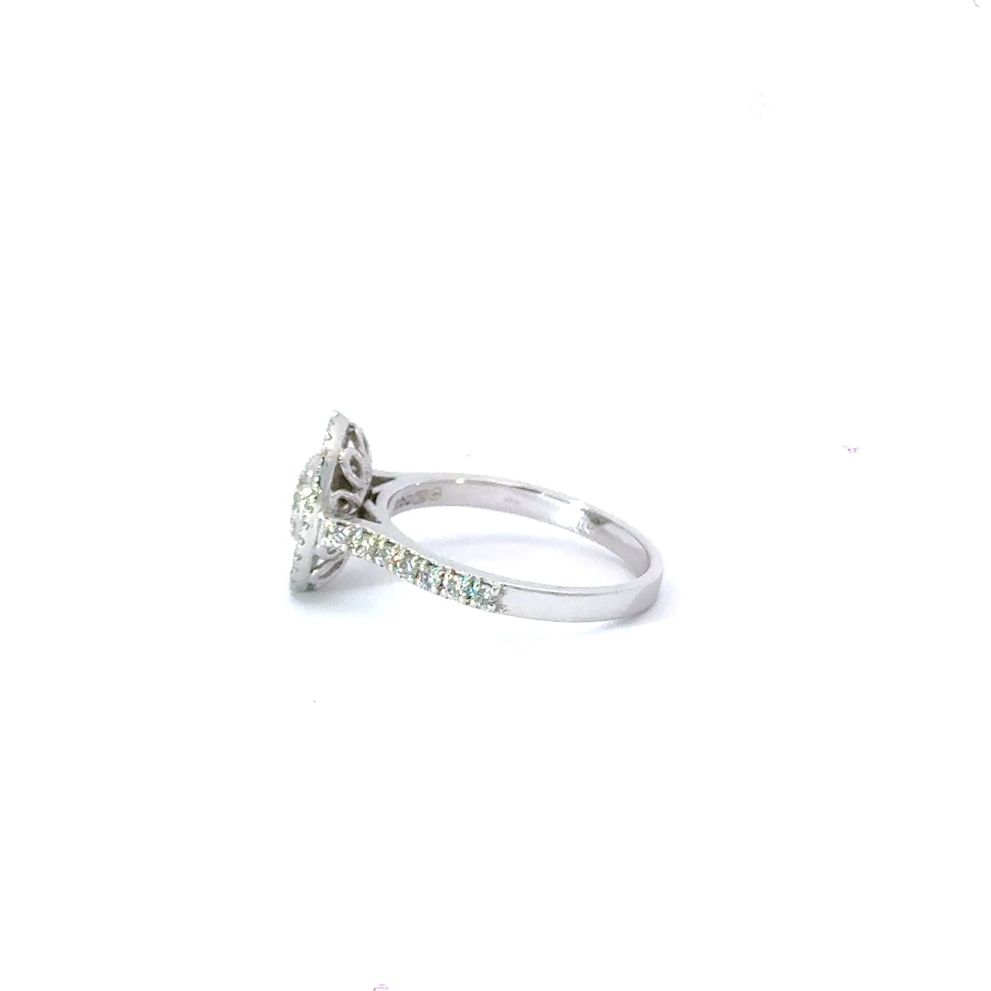 18CT White Gold Diamond Ring Aces Jewellers