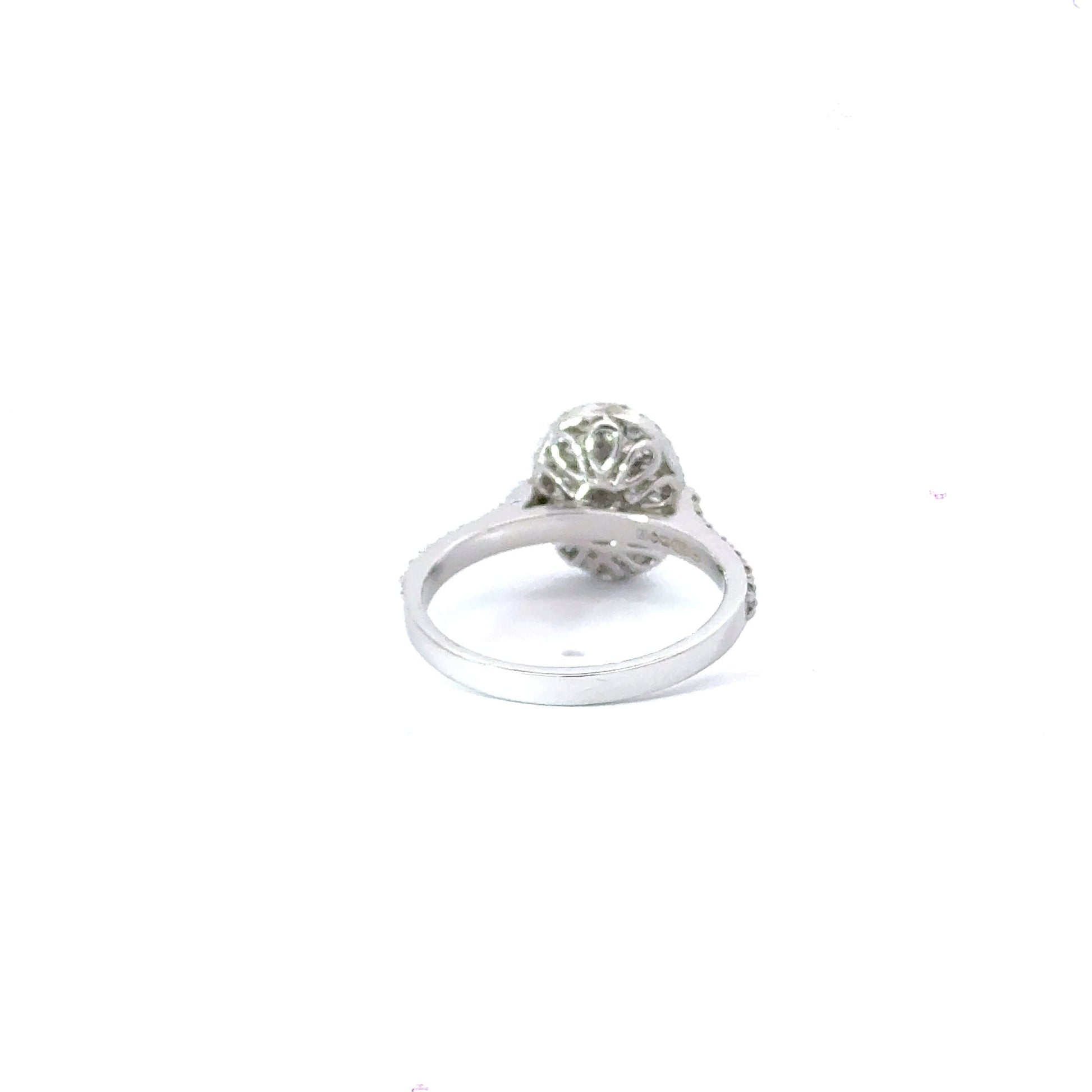 18CT White Gold Diamond Ring Aces Jewellers