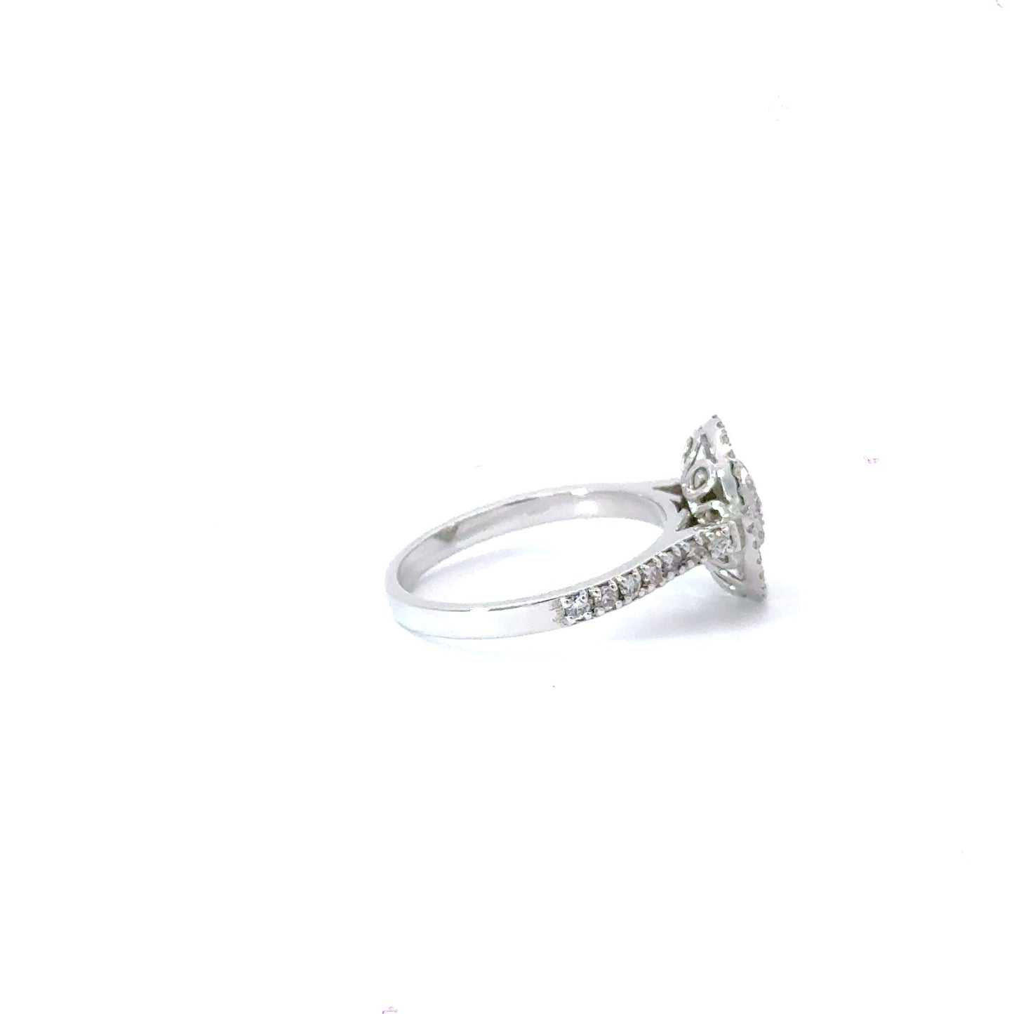 18CT White Gold Diamond Ring Aces Jewellers