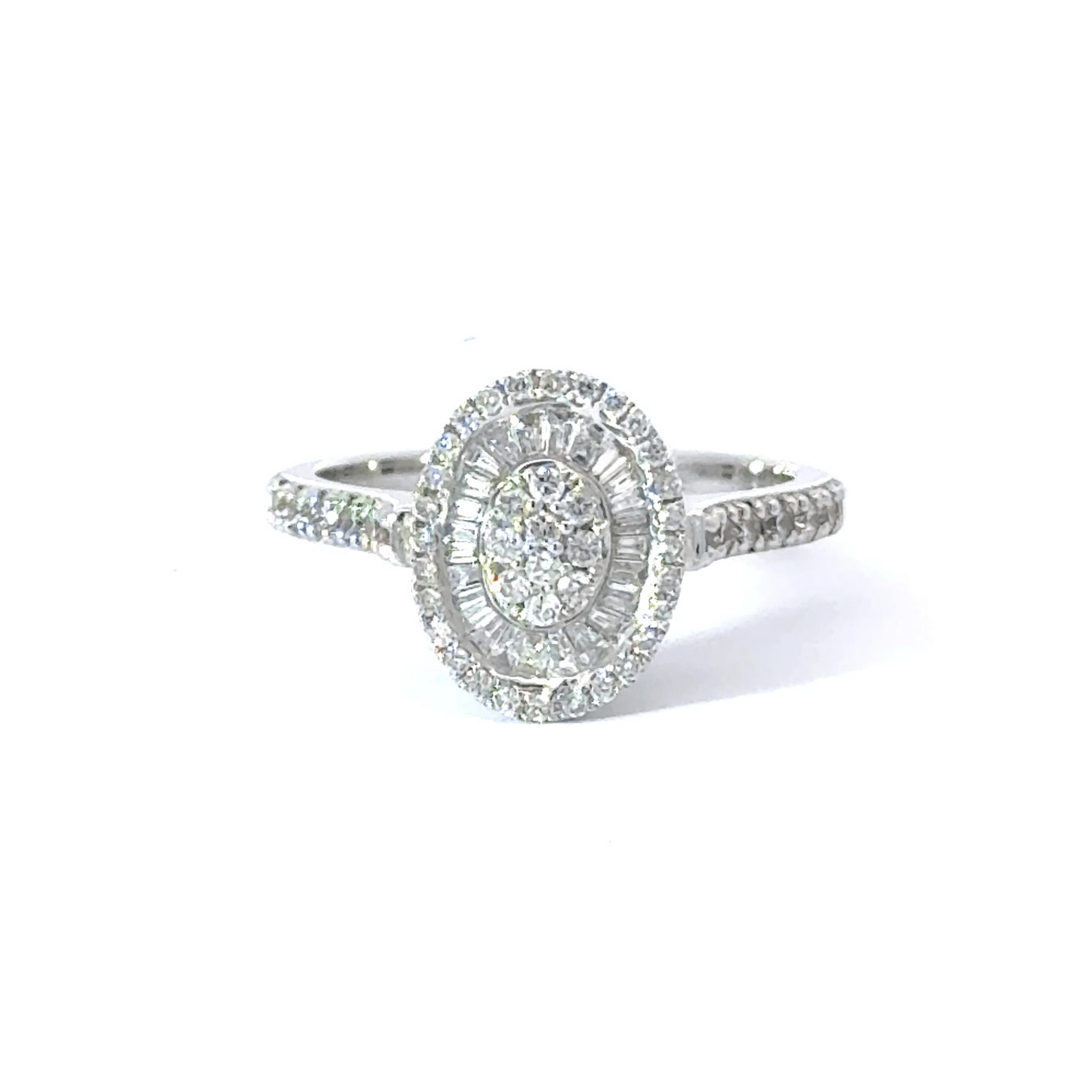 18CT White Gold Diamond Ring Aces Jewellers