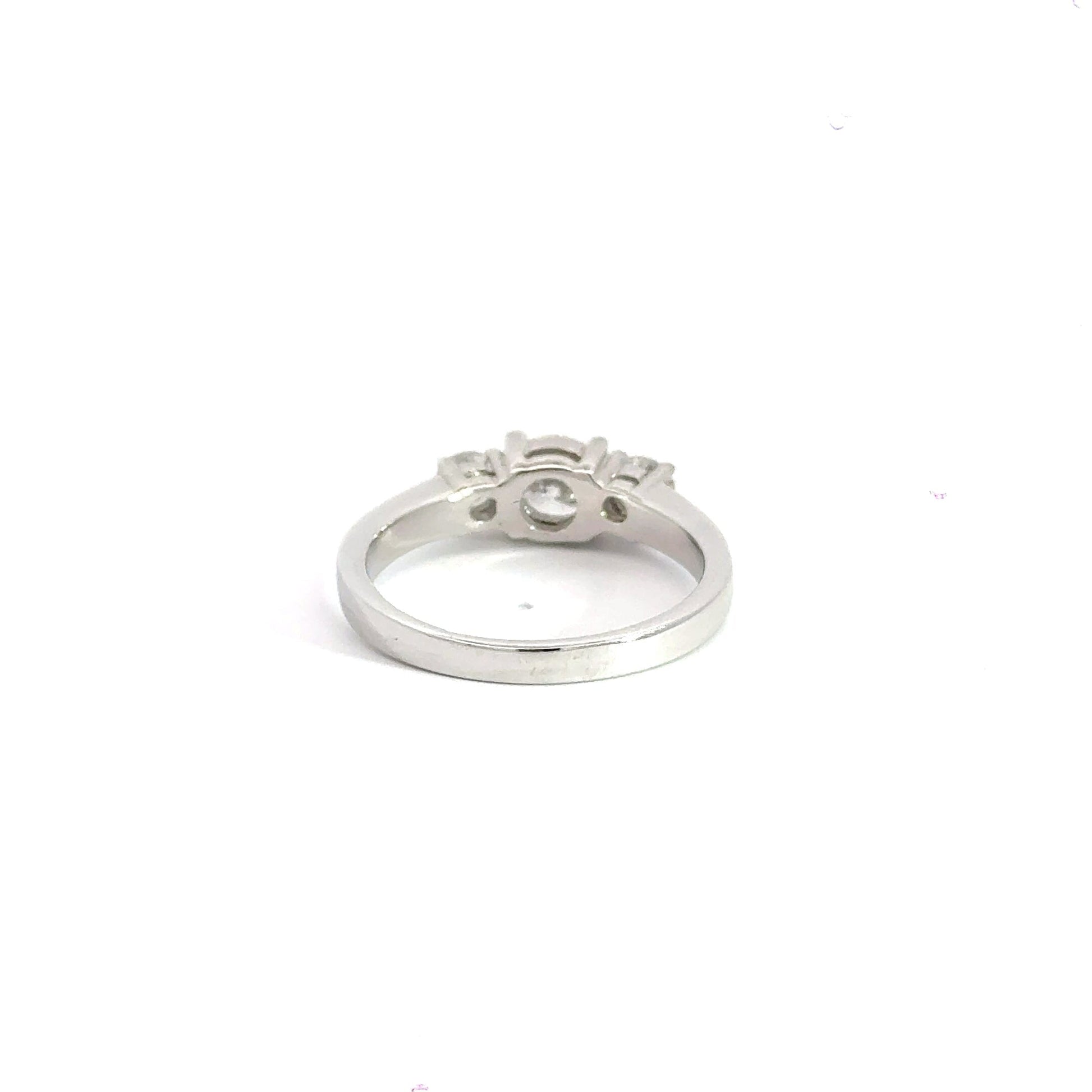 14CT White Gold Trilogy Diamond Ring Aces Jewellers