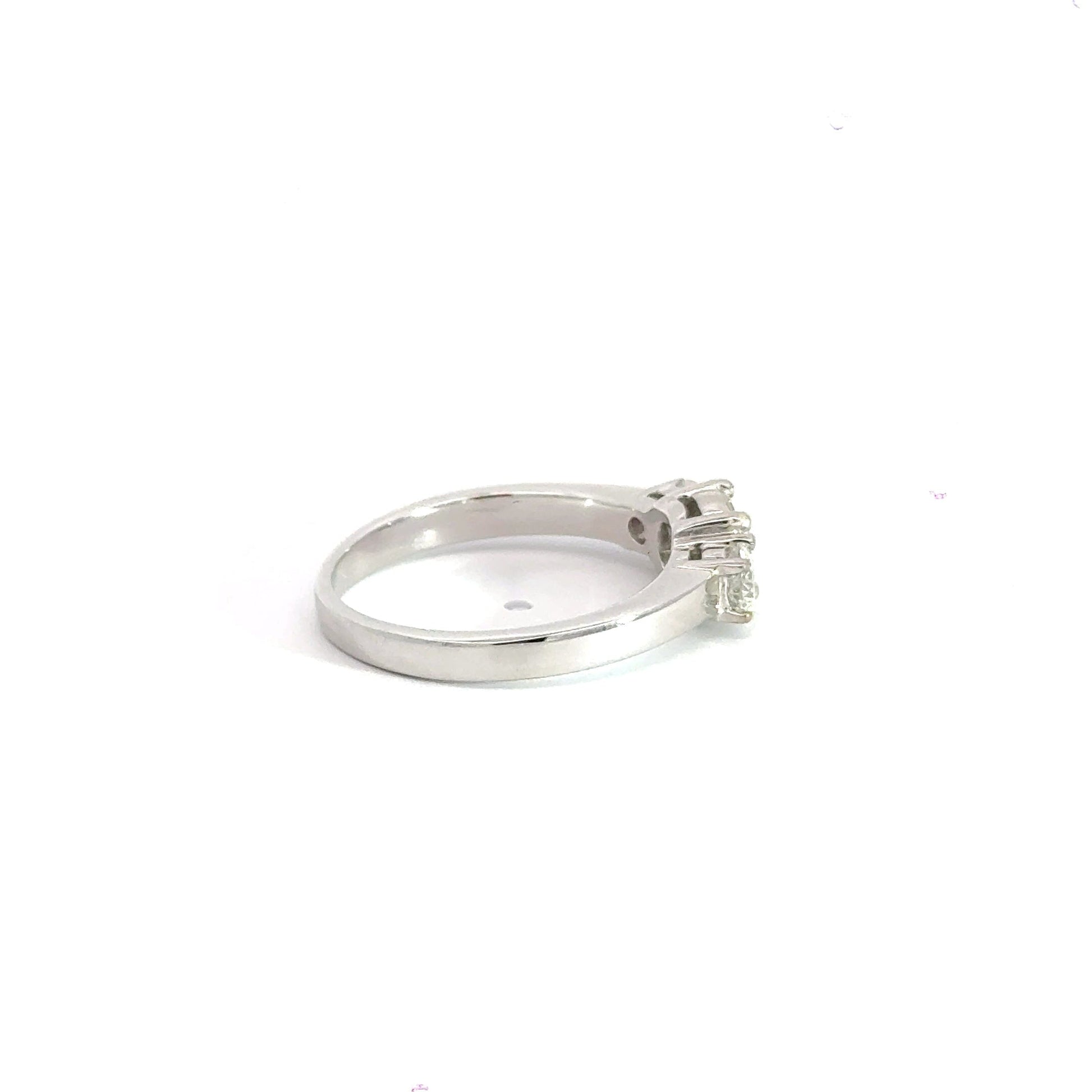 14CT White Gold Trilogy Diamond Ring Aces Jewellers