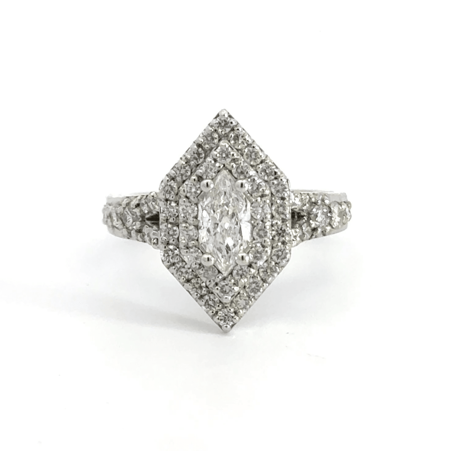 18CT White Gold Diamond Ring Aces Jewellers