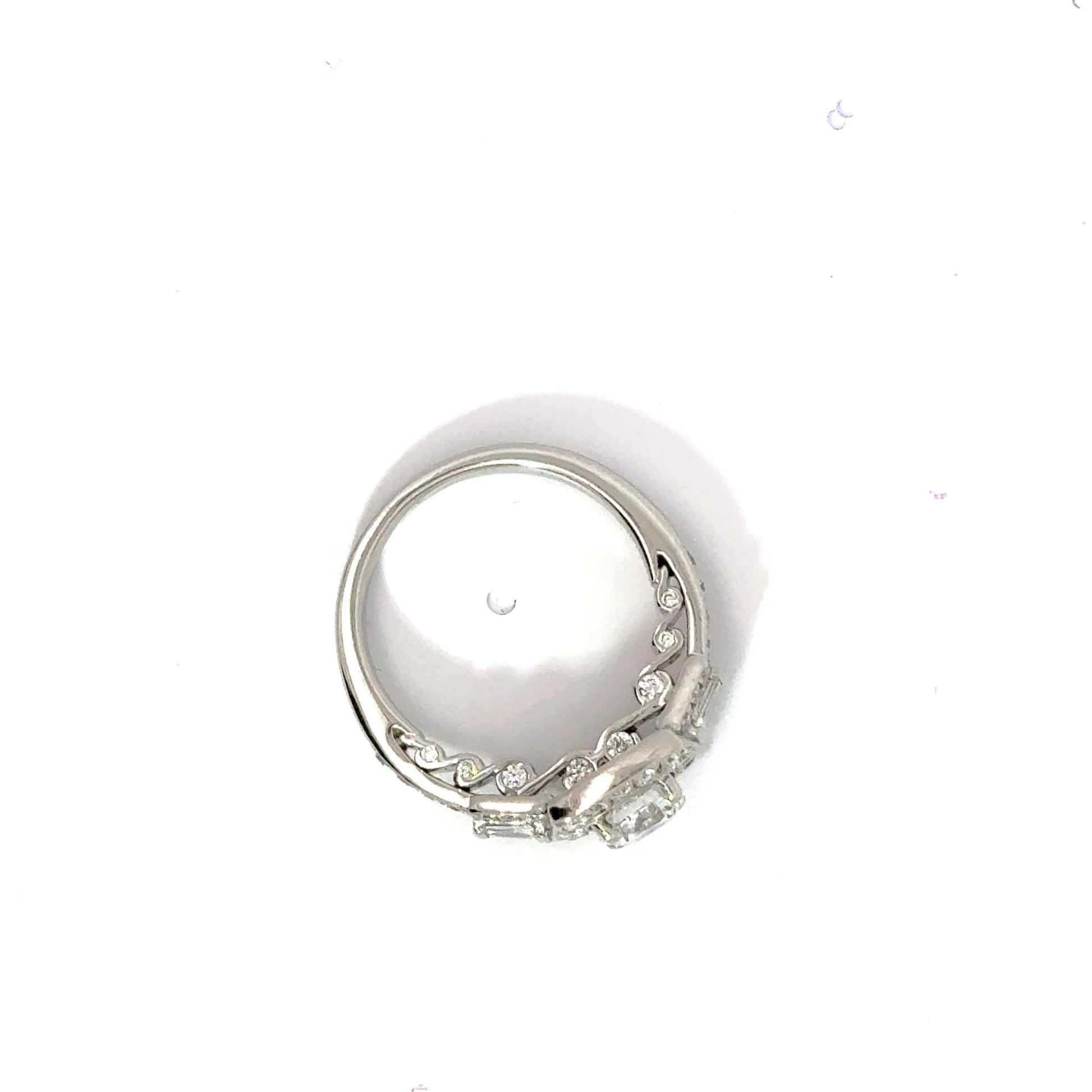 Platinum Cluster Diamond Ring Trilogy Aces Jewellers