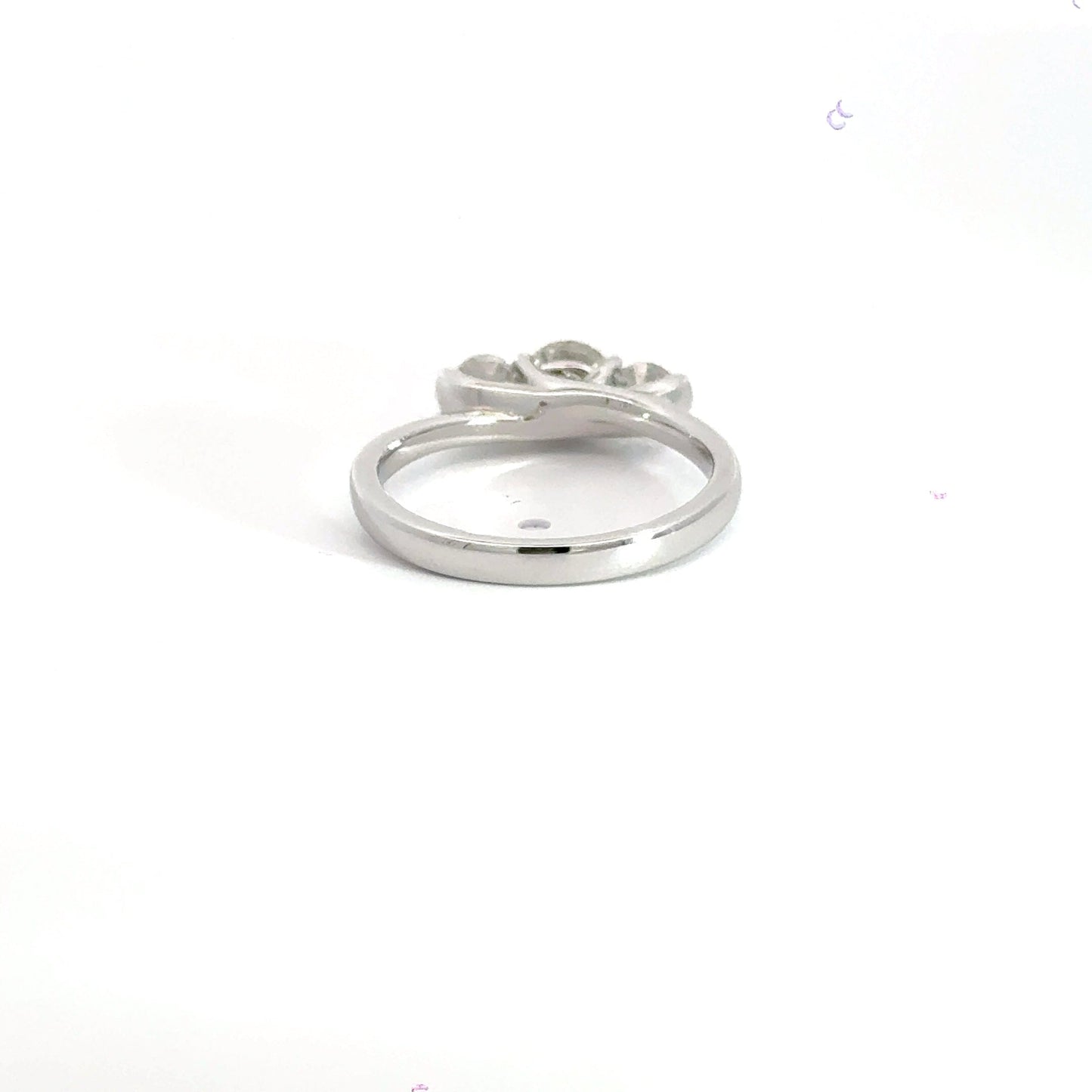 Platinum Diamond Ring Trilogy Ring Aces Jewellers