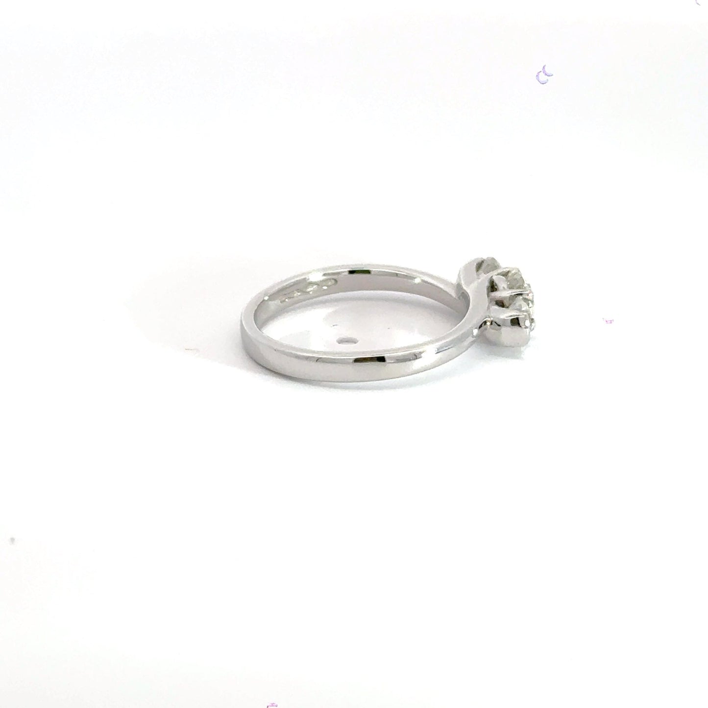 Platinum Diamond Ring Trilogy Ring Aces Jewellers