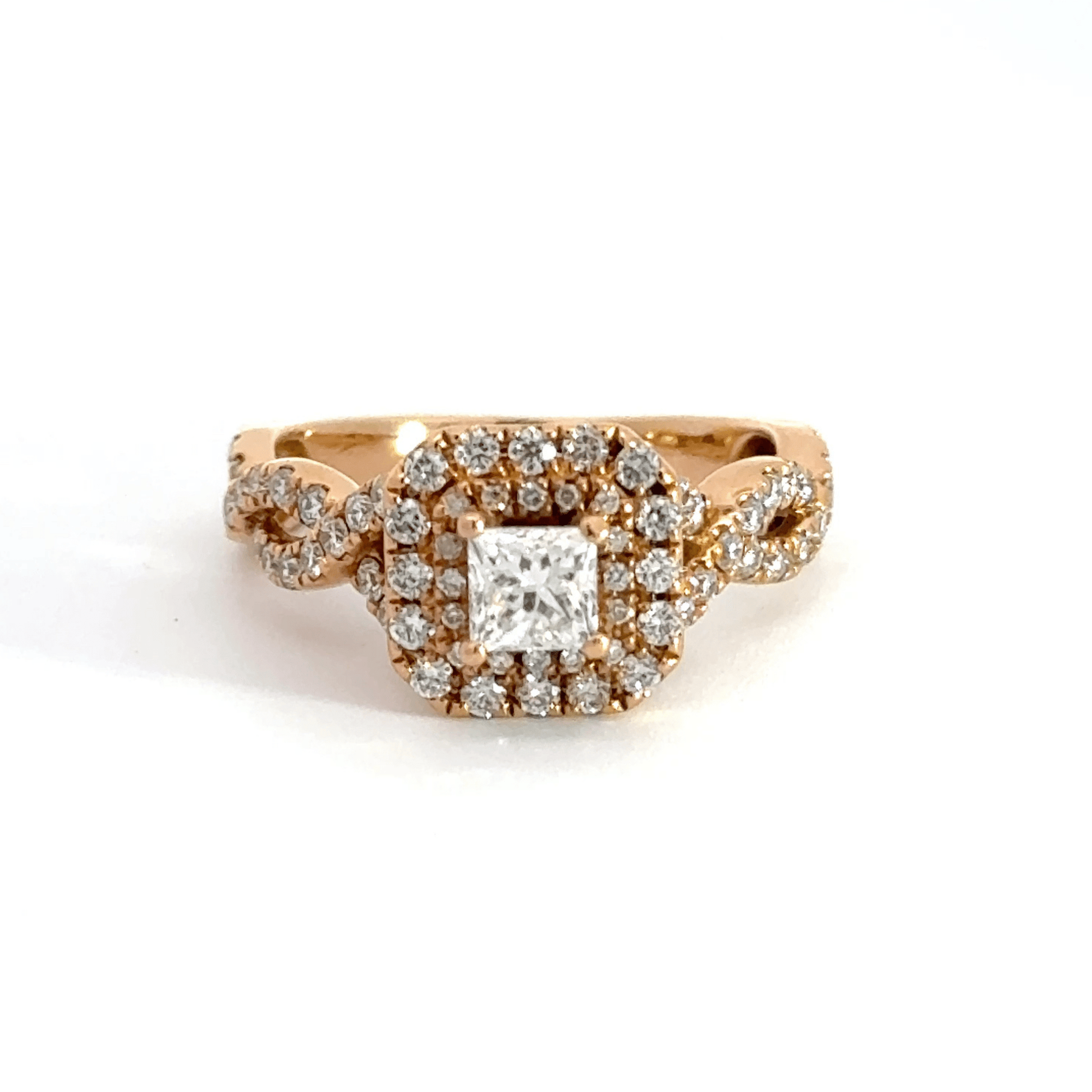 18CT Rose Gold Diamond Ring Aces Jewellers
