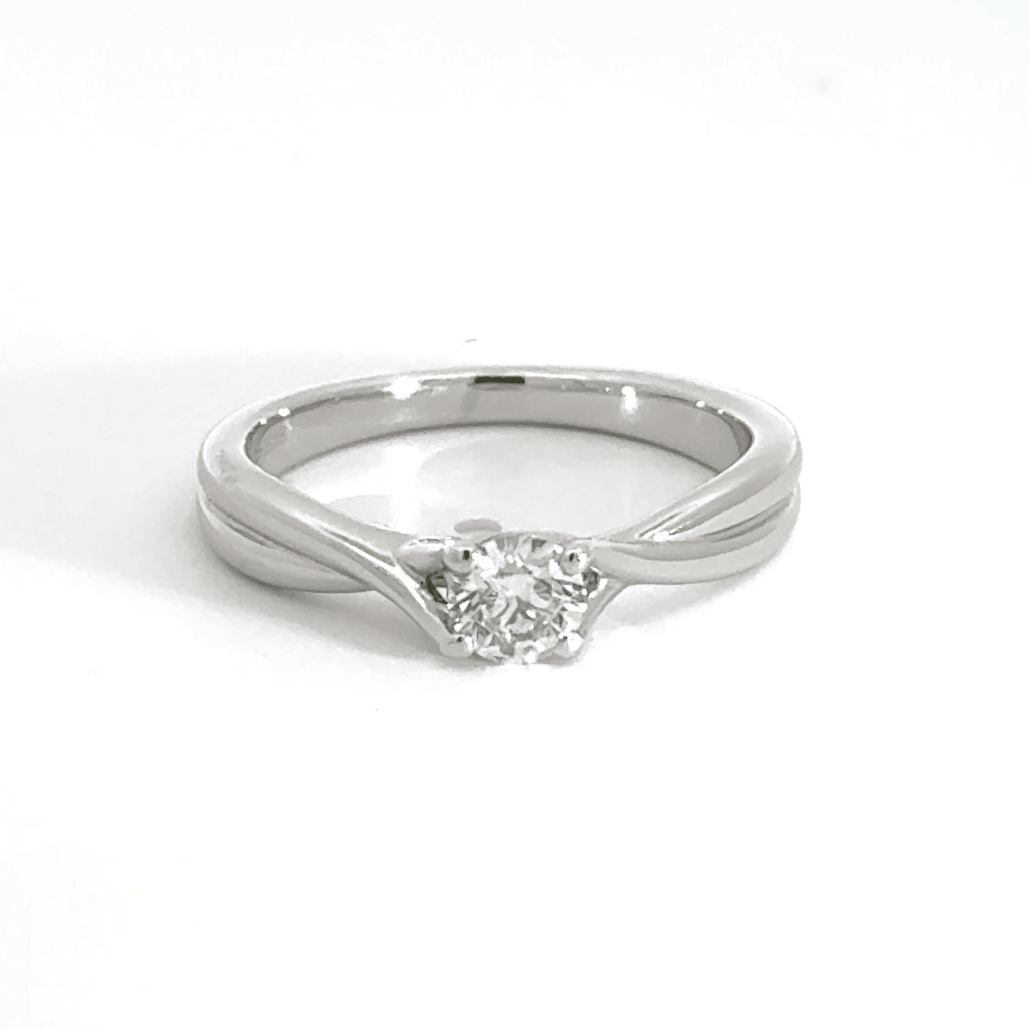 Platinum Solitaire Diamond Ring Aces Jewellers
