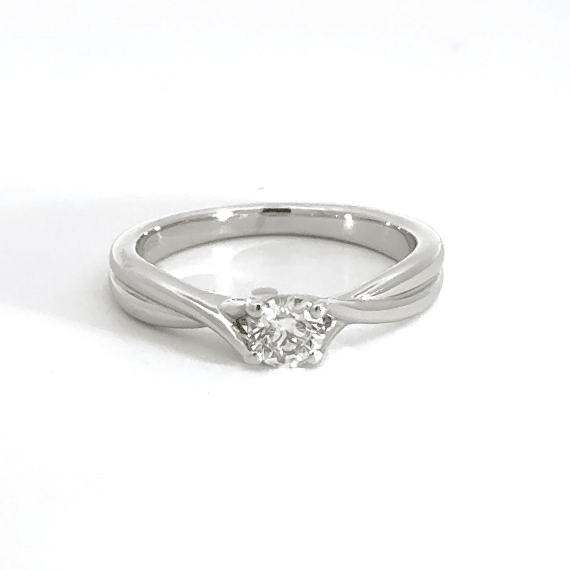 Platinum Solitaire Diamond Ring Aces Jewellers