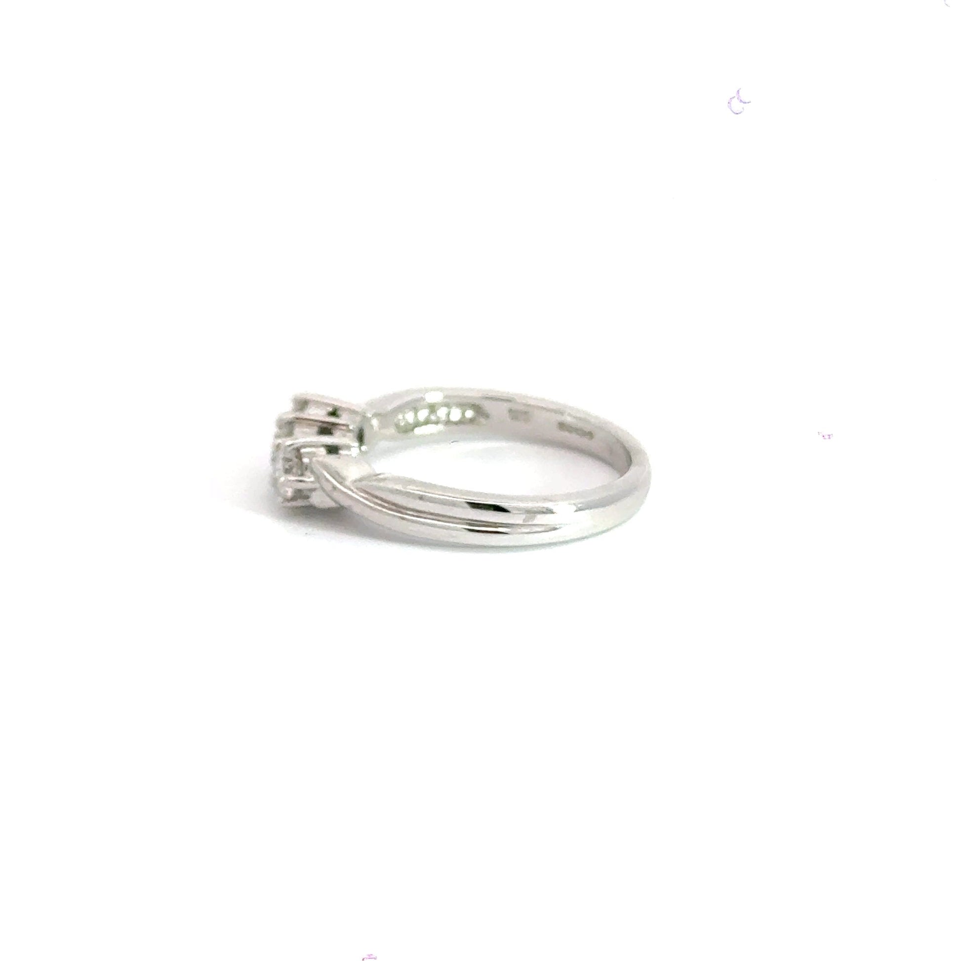 Platinum 3 Stone Trilogy Diamond Ring Aces Jewellers