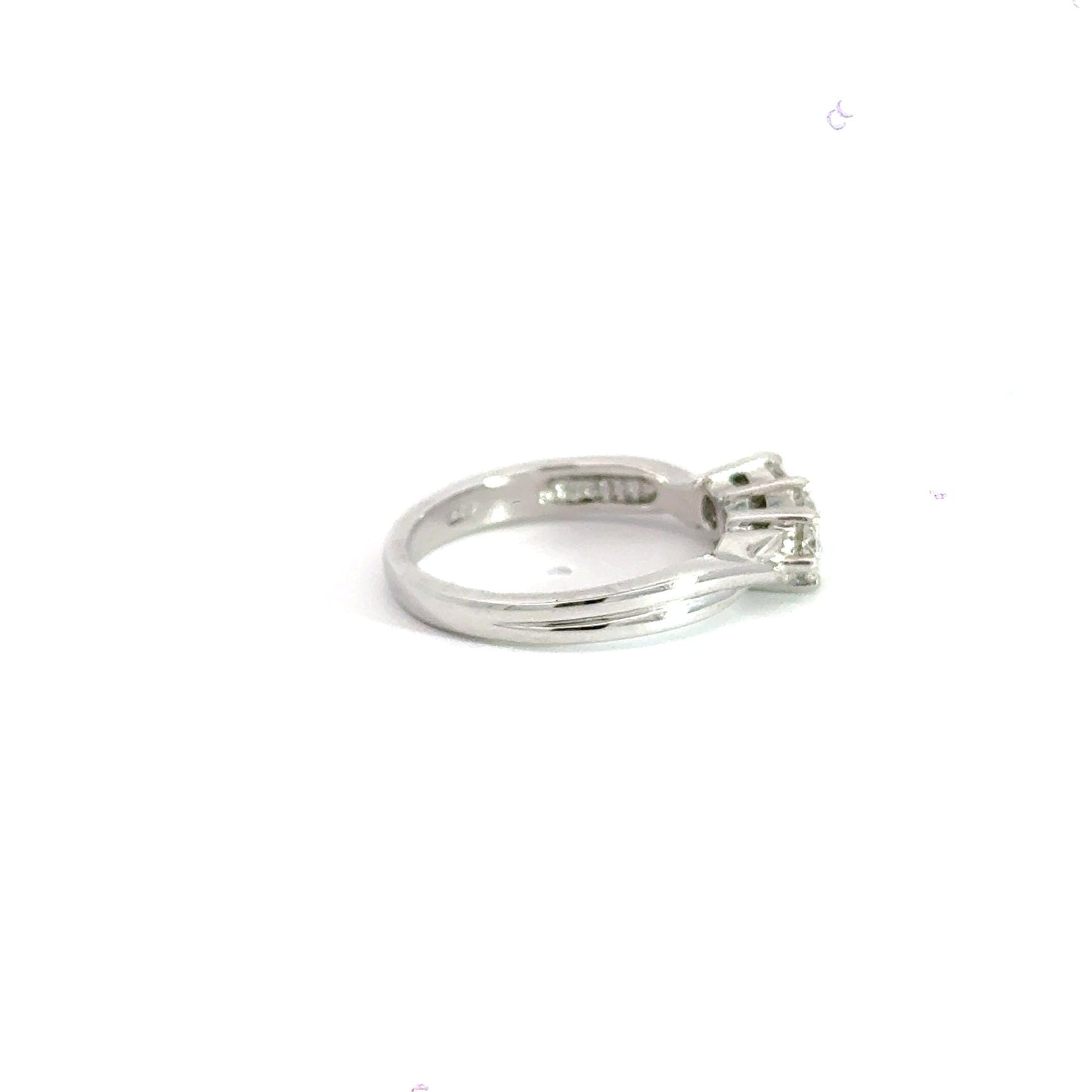 Platinum 3 Stone Trilogy Diamond Ring Aces Jewellers