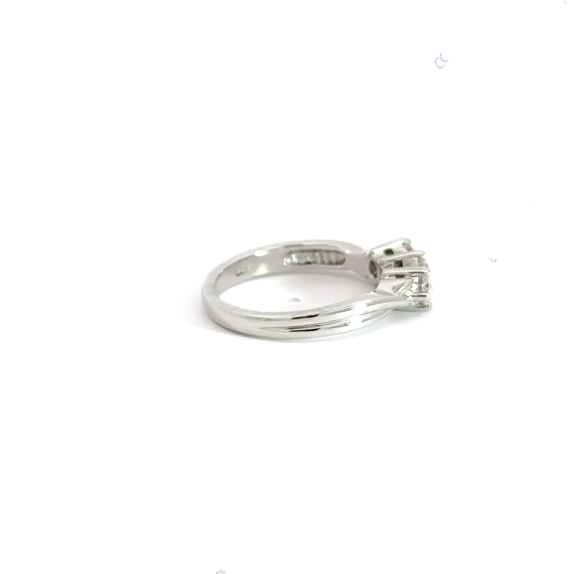 Platinum 3 Stone Trilogy Diamond Ring Aces Jewellers