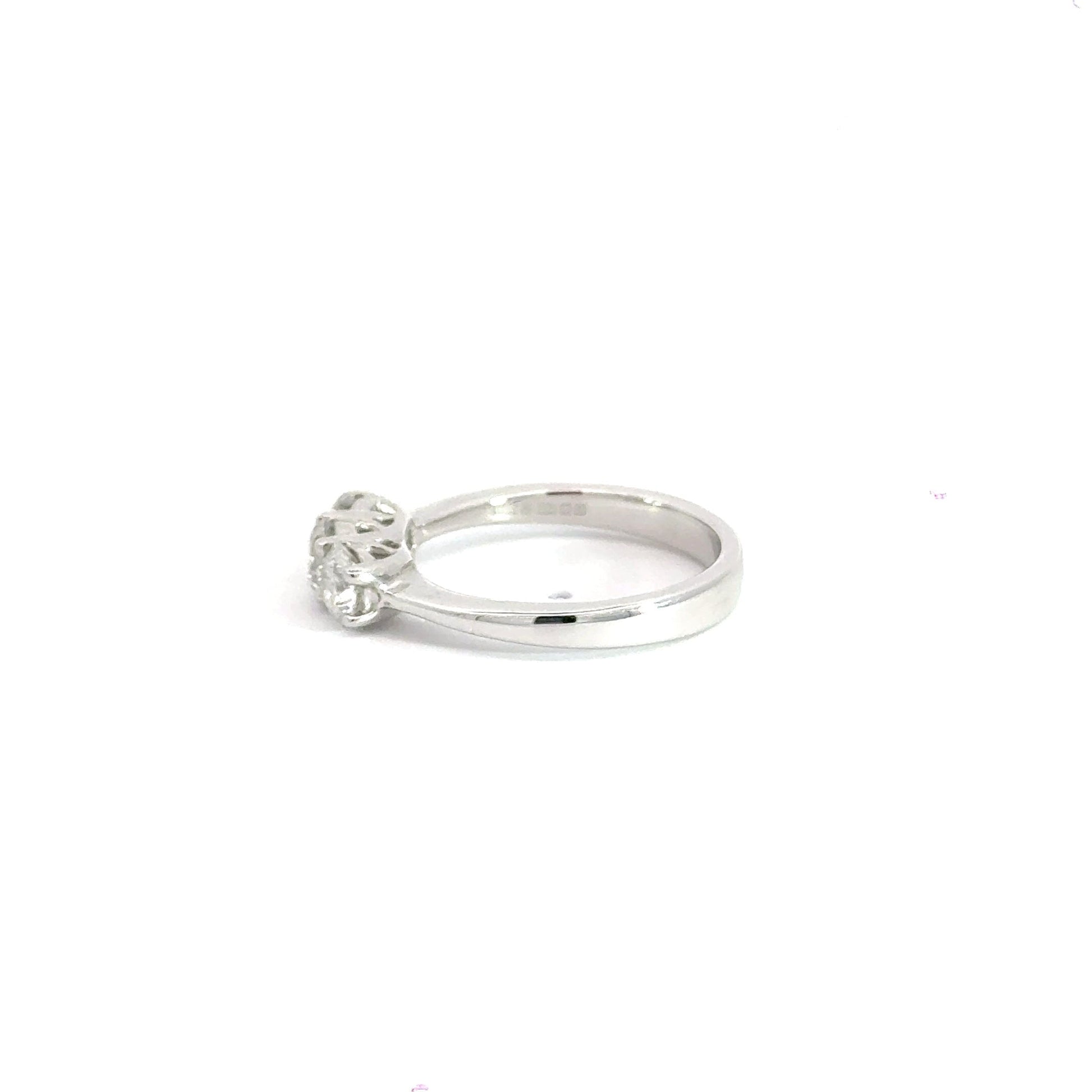 18CT White Gold Trilogy Diamond Ring Aces Jewellers