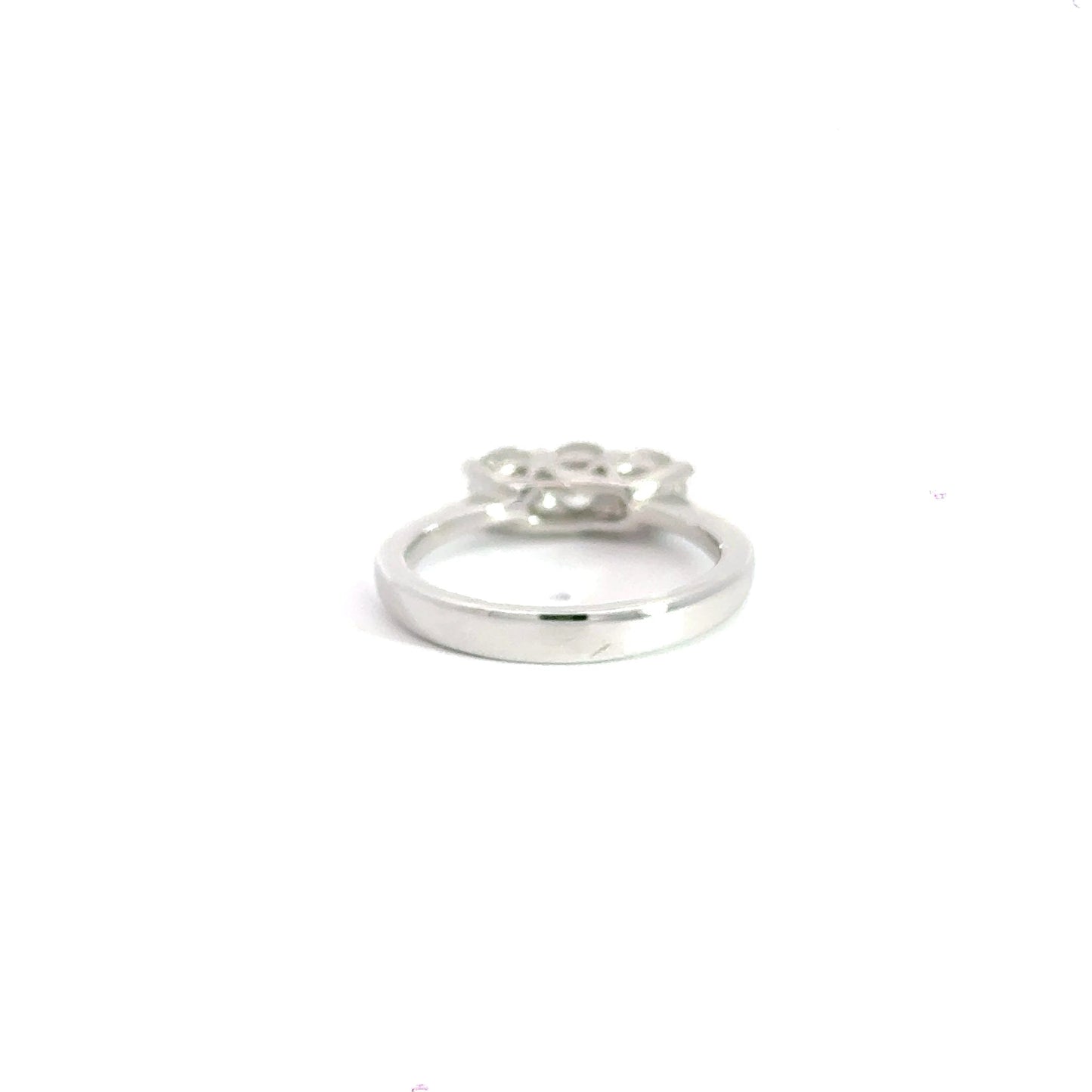 18CT White Gold Trilogy Diamond Ring Aces Jewellers