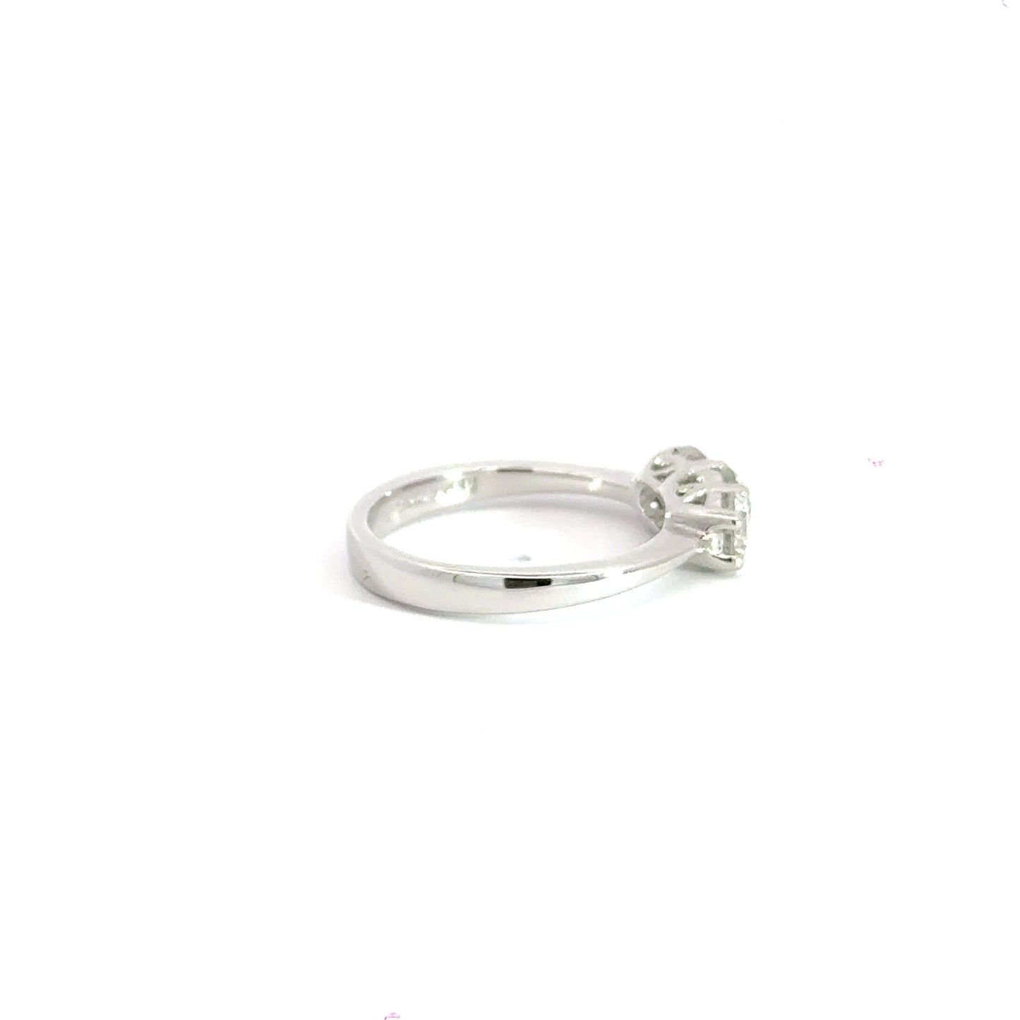18CT White Gold Trilogy Diamond Ring Aces Jewellers