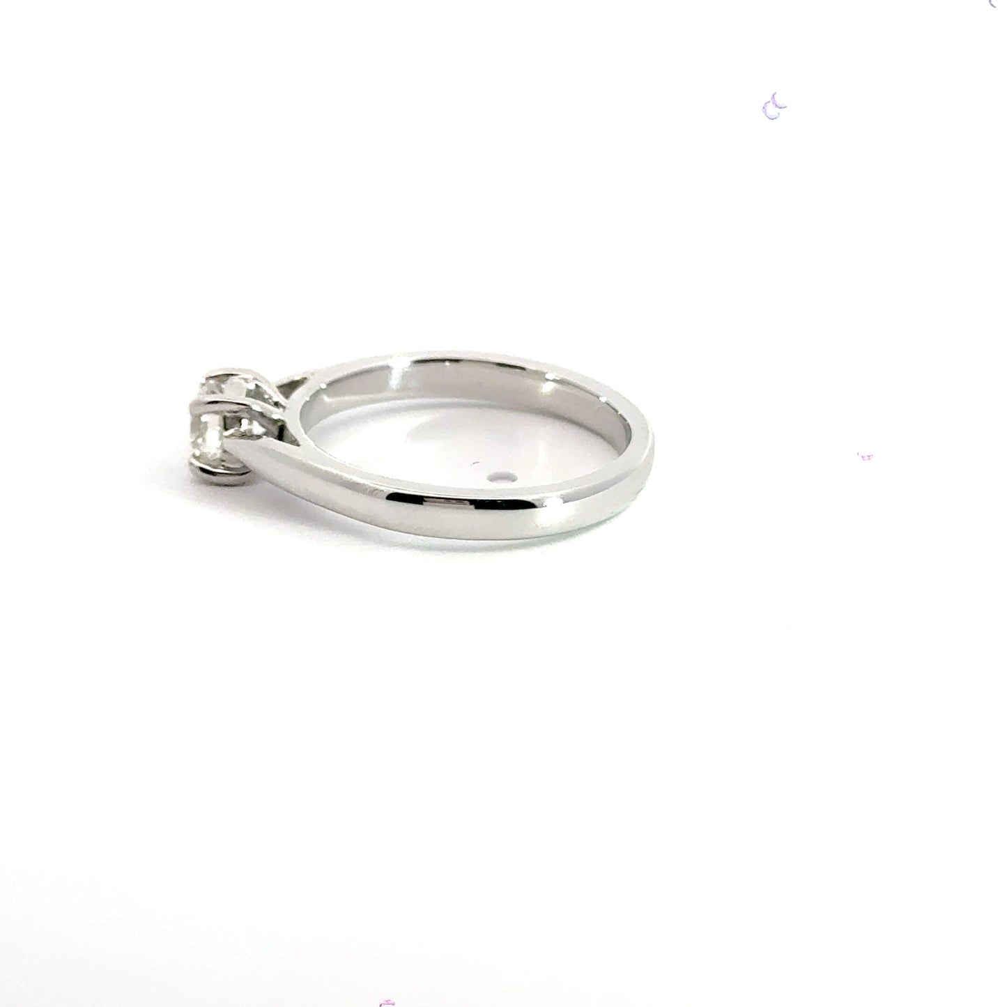 18CT White Gold Solitaire Diamond Ring 0.50CT Aces Jewellers