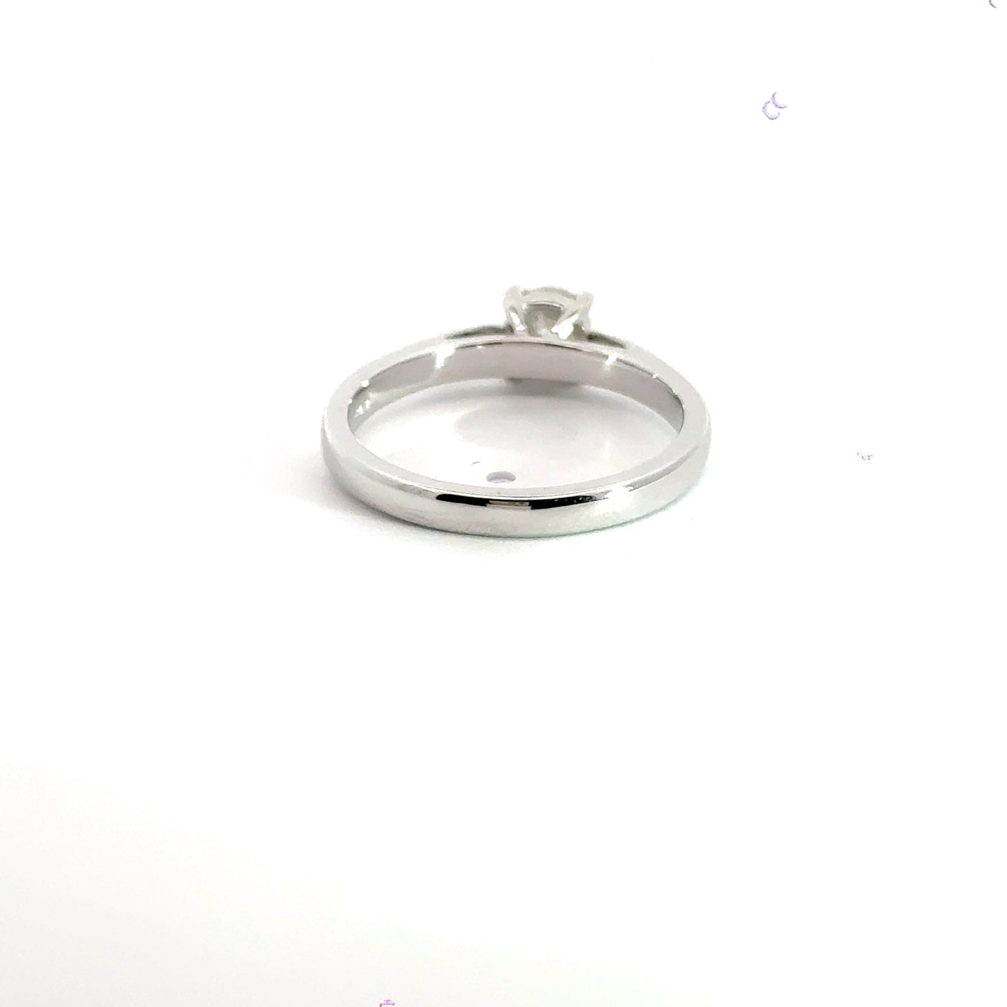 18CT White Gold Solitaire Diamond Ring 0.50CT Aces Jewellers