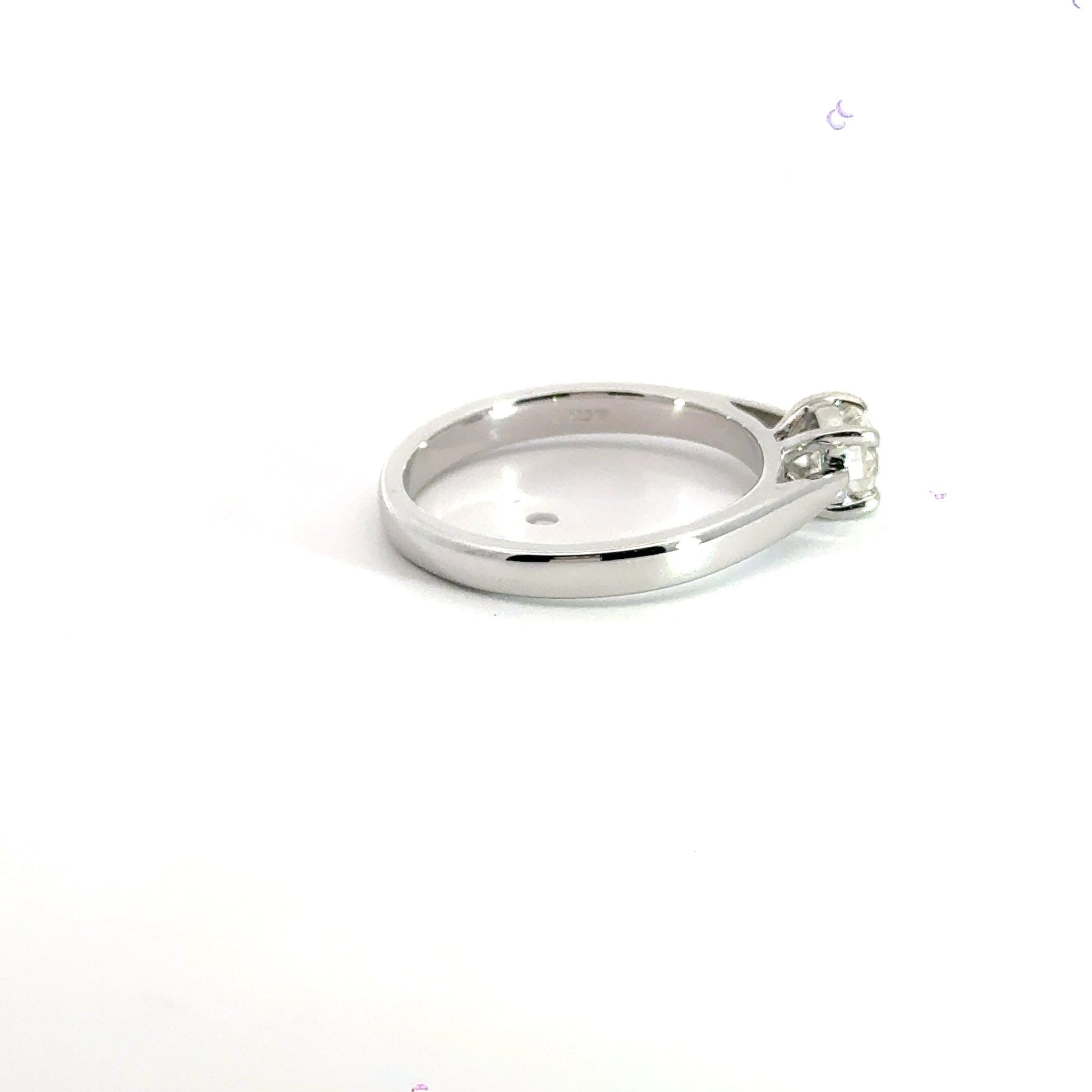 18CT White Gold Solitaire Diamond Ring 0.50CT Aces Jewellers