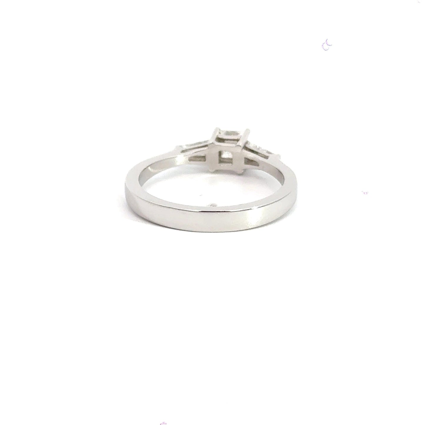 18CT White Gold Trilogy Diamond Ring Aces Jewellers