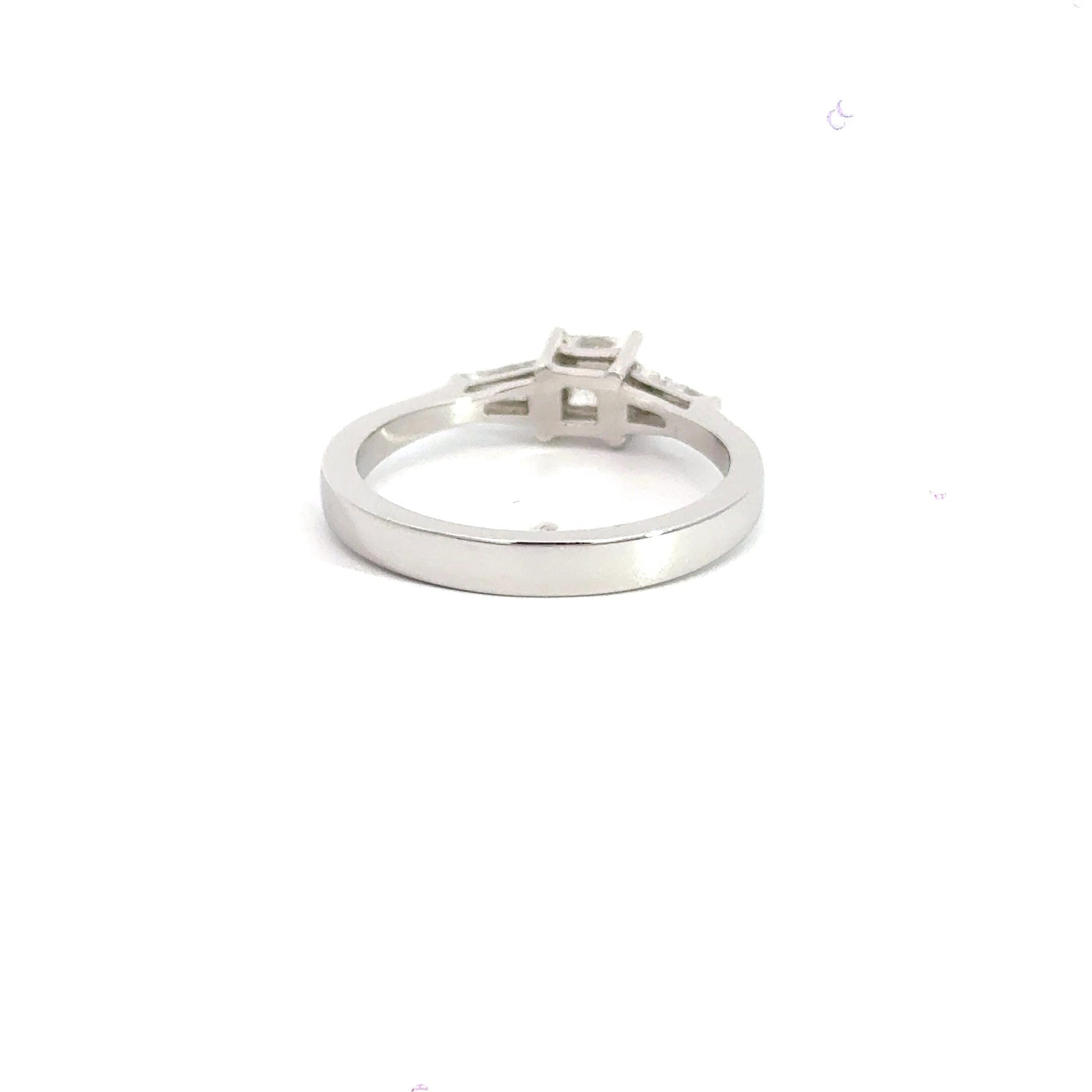 18CT White Gold Trilogy Diamond Ring Aces Jewellers