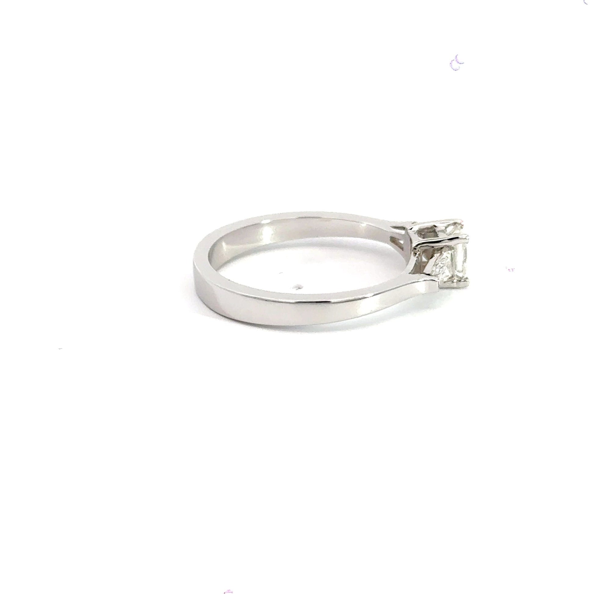 18CT White Gold Trilogy Diamond Ring Aces Jewellers