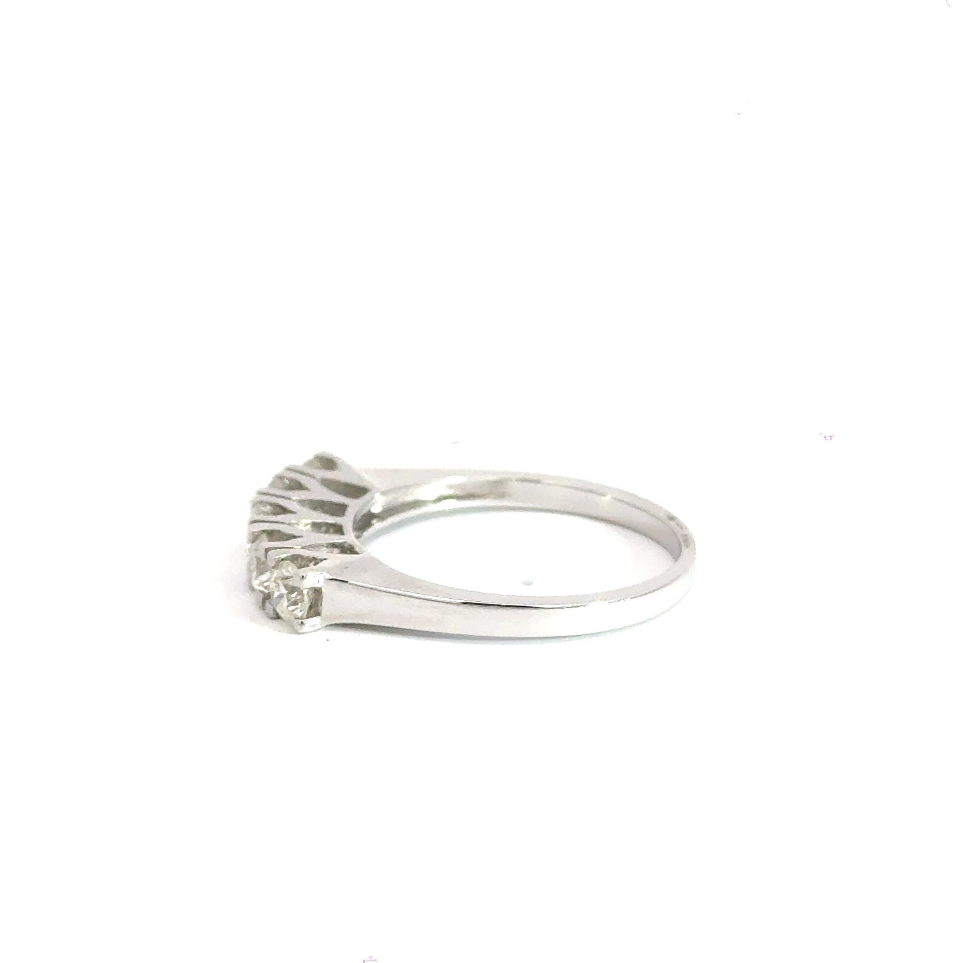 18CT White Gold Diamond Ring Eternity Band Aces Jewellers