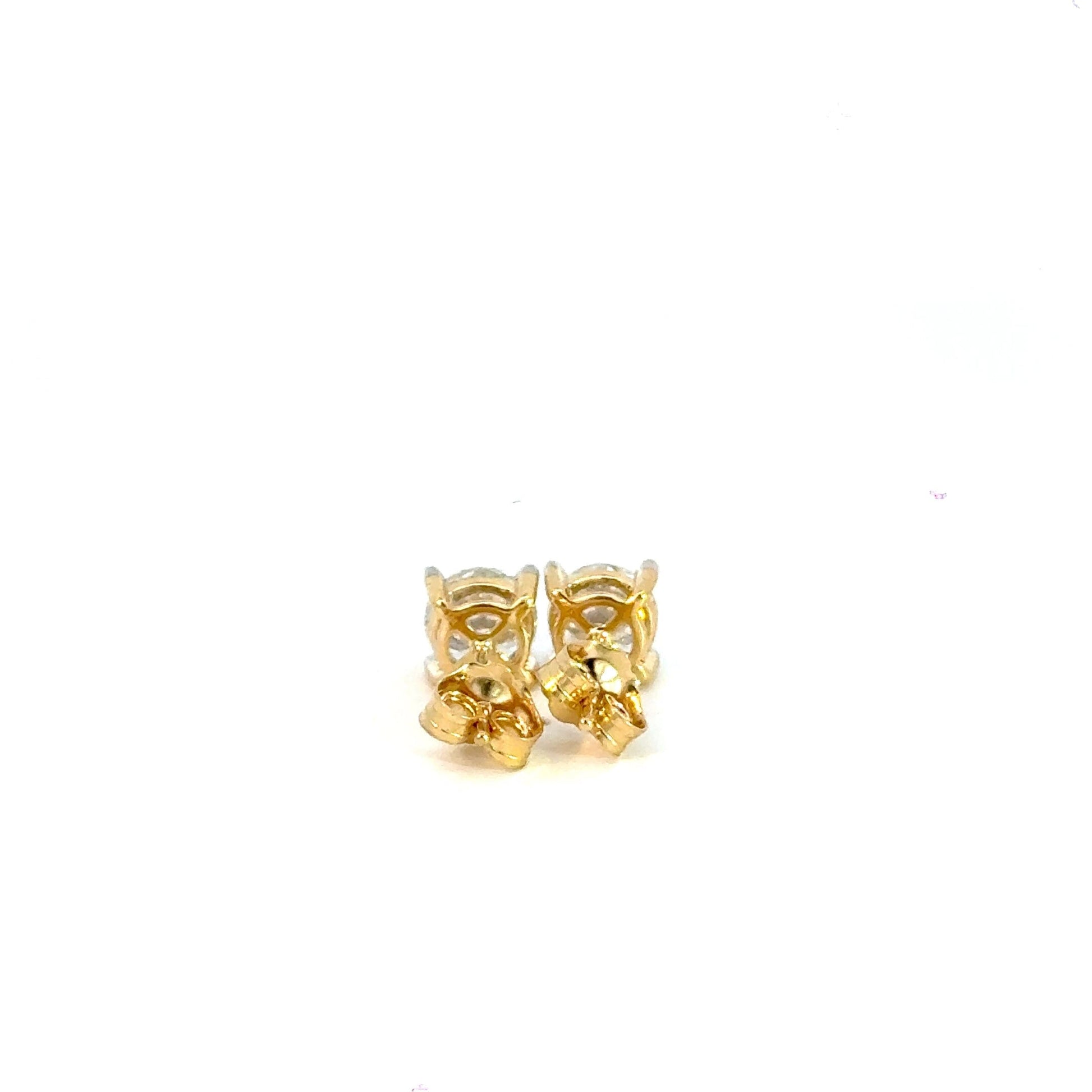 Stud Earrings 1.55CT Lab Diamond 18CT Yellow Gold Aces Jewellers